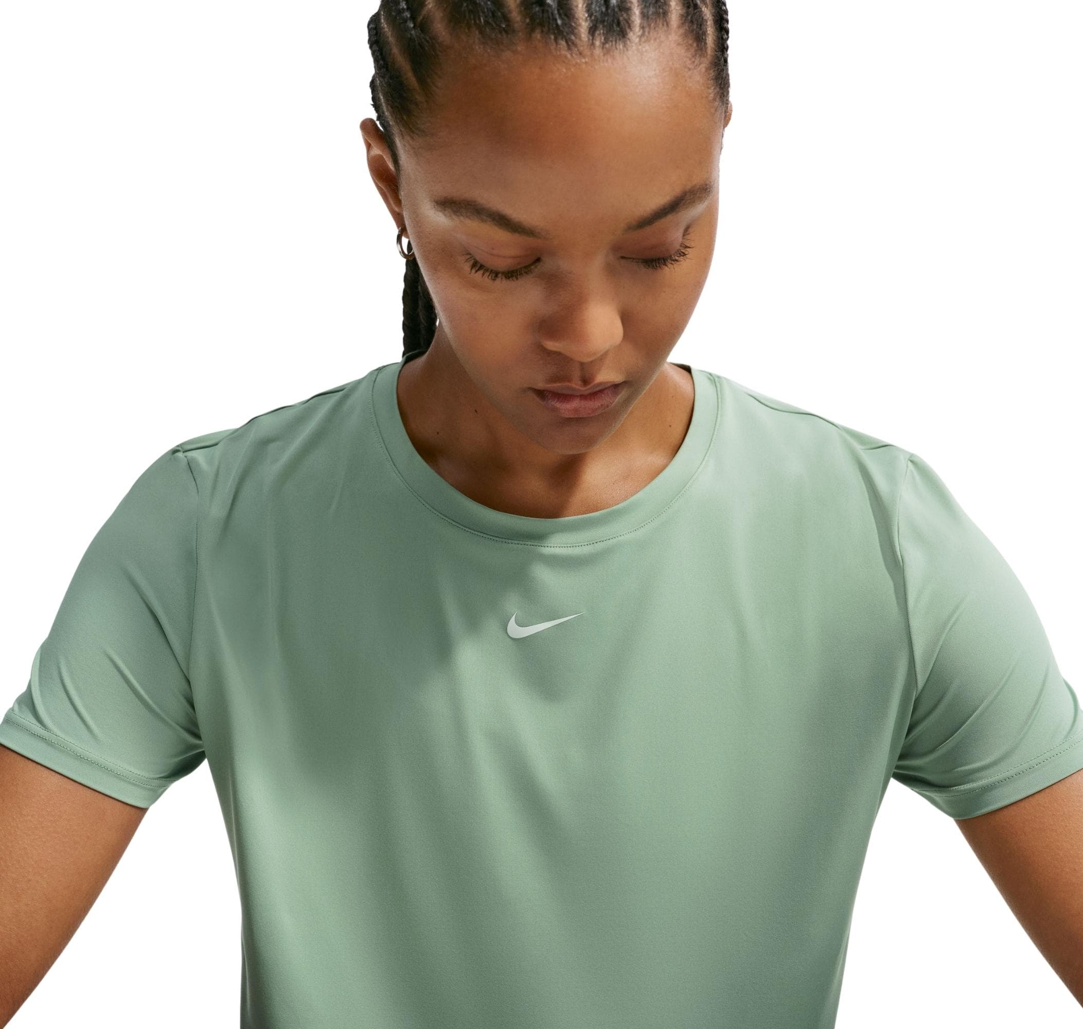 Nike Nike One Classic Kadın T-Shirt Yeşil - 4