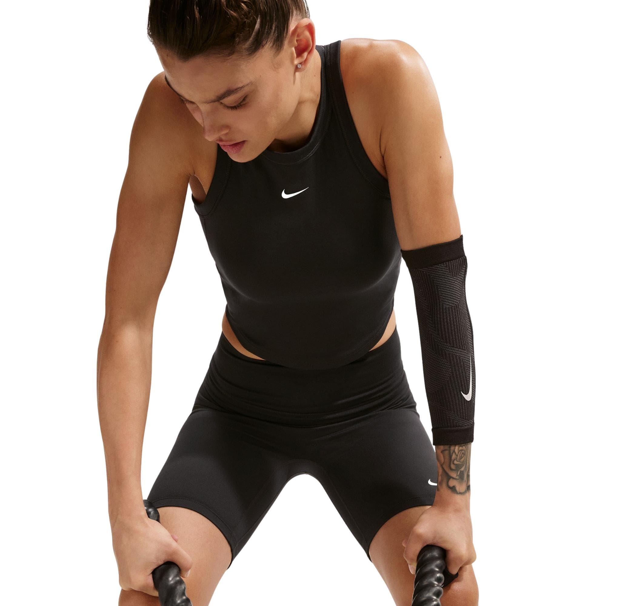 Nike Nike One Fitted Kadın T-Shirt Siyah - 4