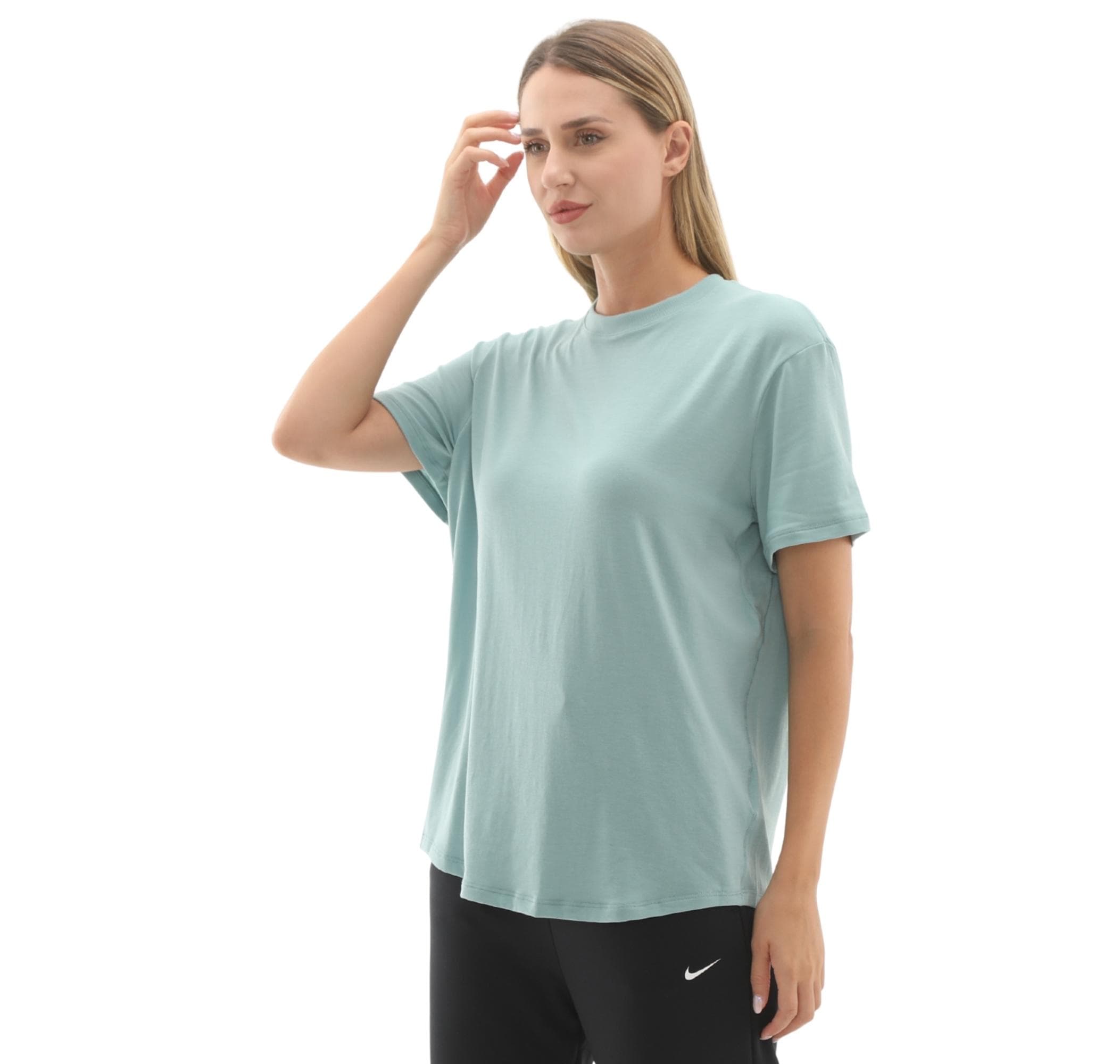 Nike Nike One Relaxed Kadın T-Shirt Yeşil - 2