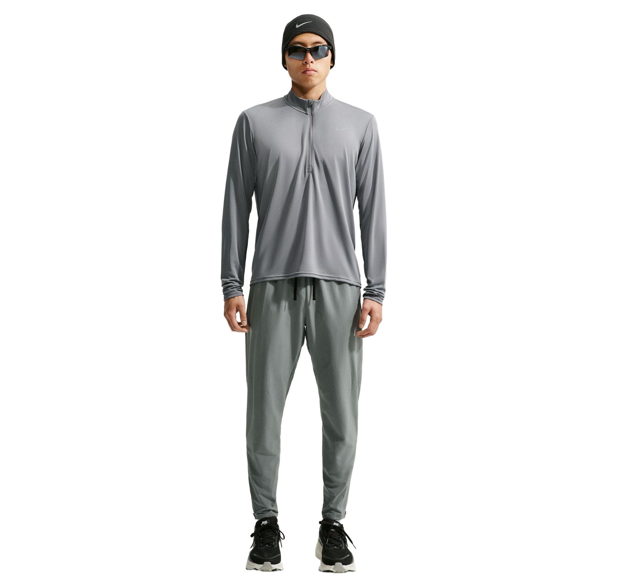 Nike Nike Pacer Top Hz Erkek Sweatshirt Gri