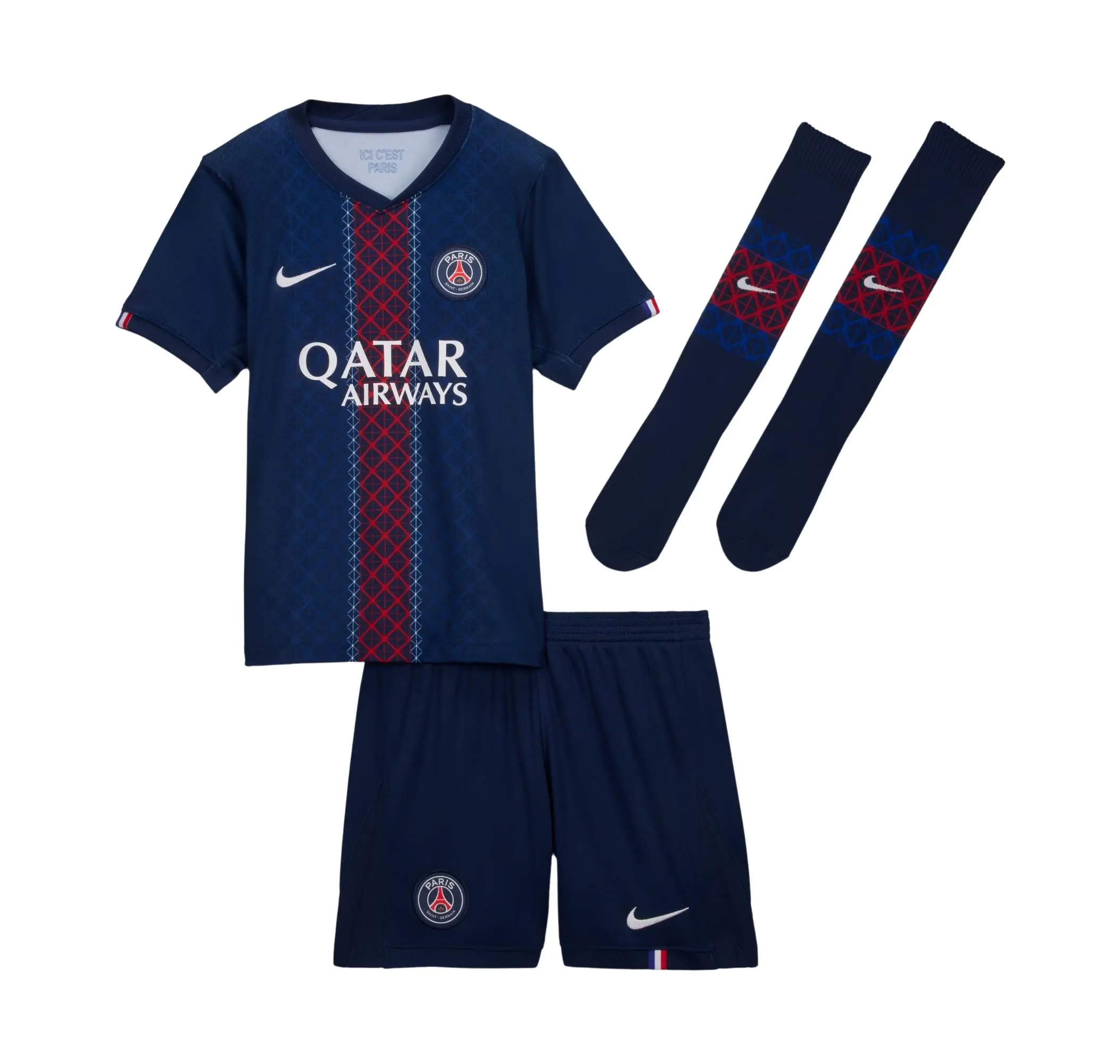 Nike Nike Paris Saint-Germain 2025-26 Stadium Home Çocuk Forması Lacivert