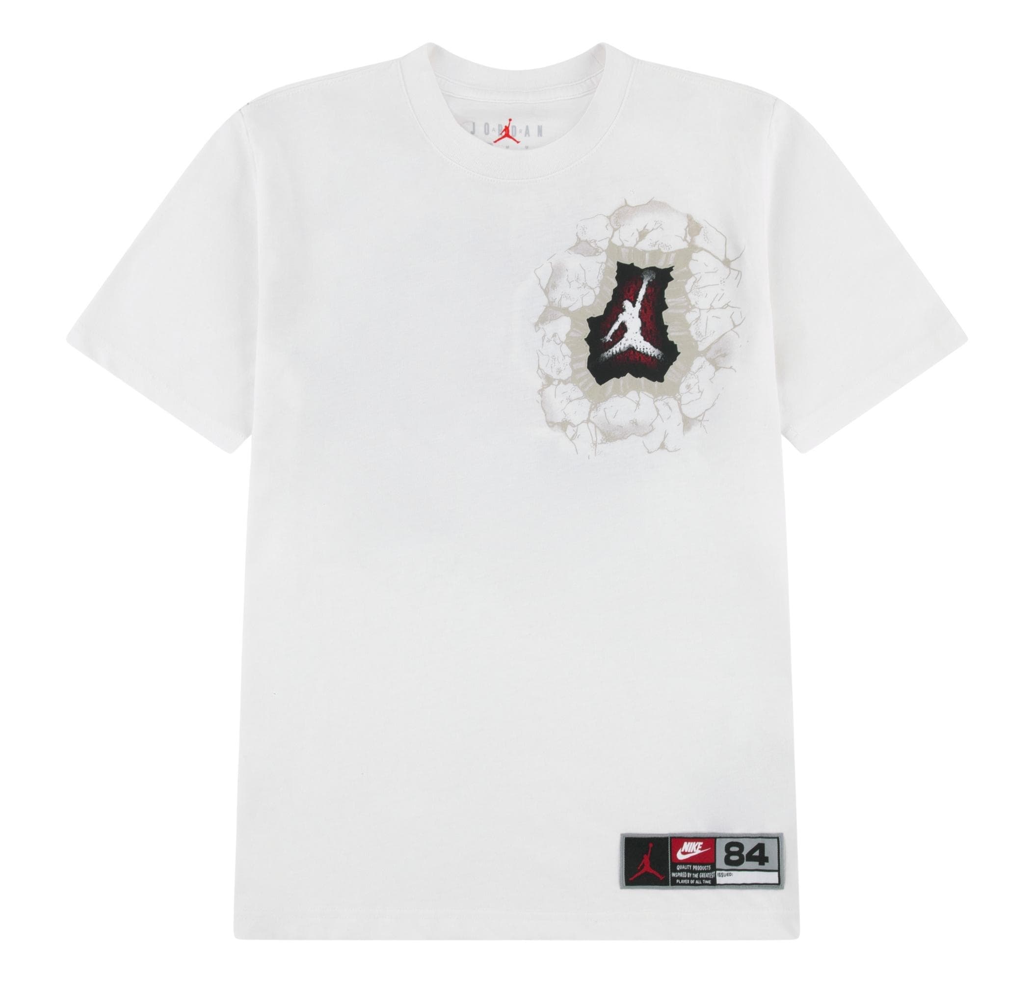 Jordan Nike Performans Jdb Jersey Break Through Çocuk T-Shirt Beyaz