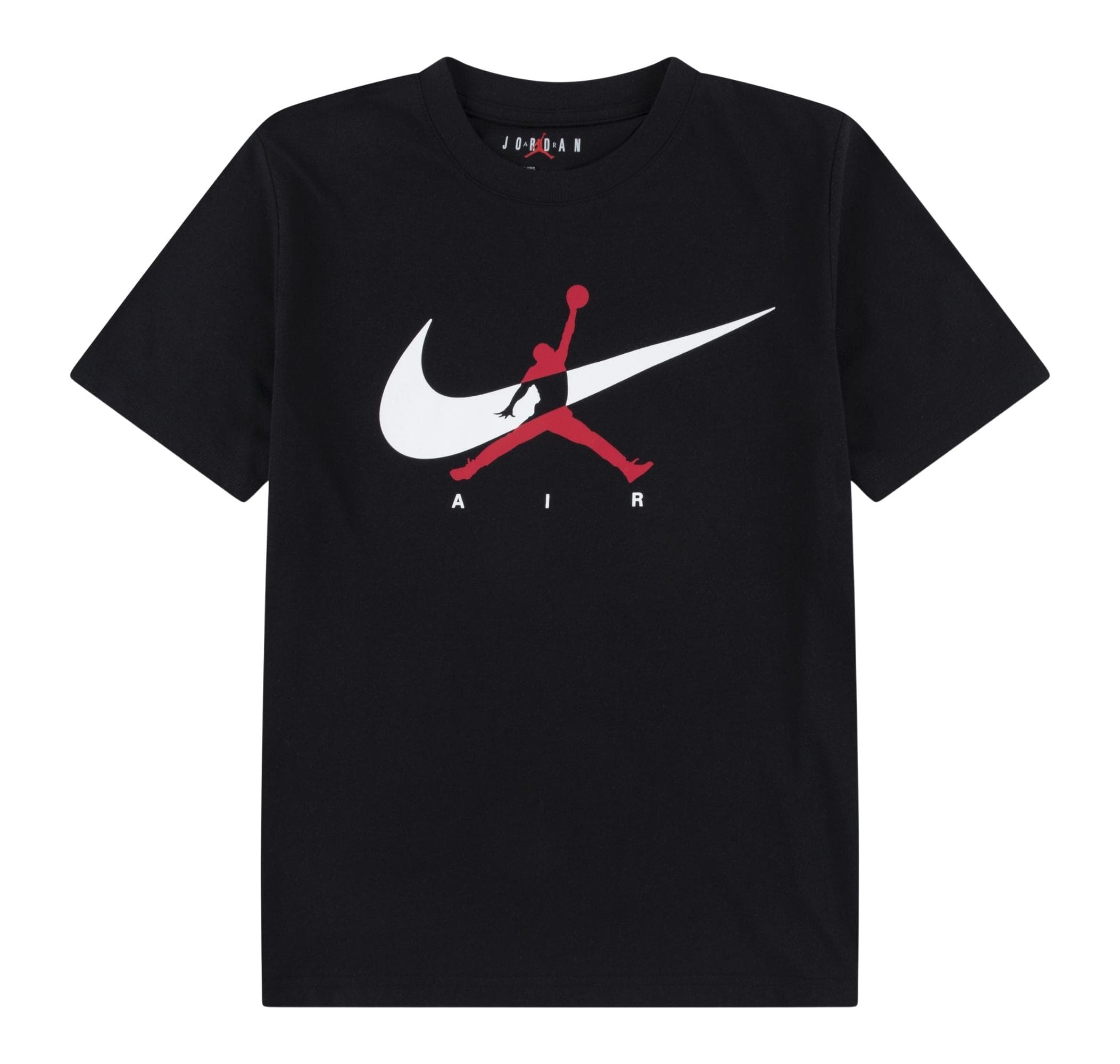 Jordan Nike Performans Jdb Jumpman Swoosh Intersectıo Çocuk T-Shirt Siyah