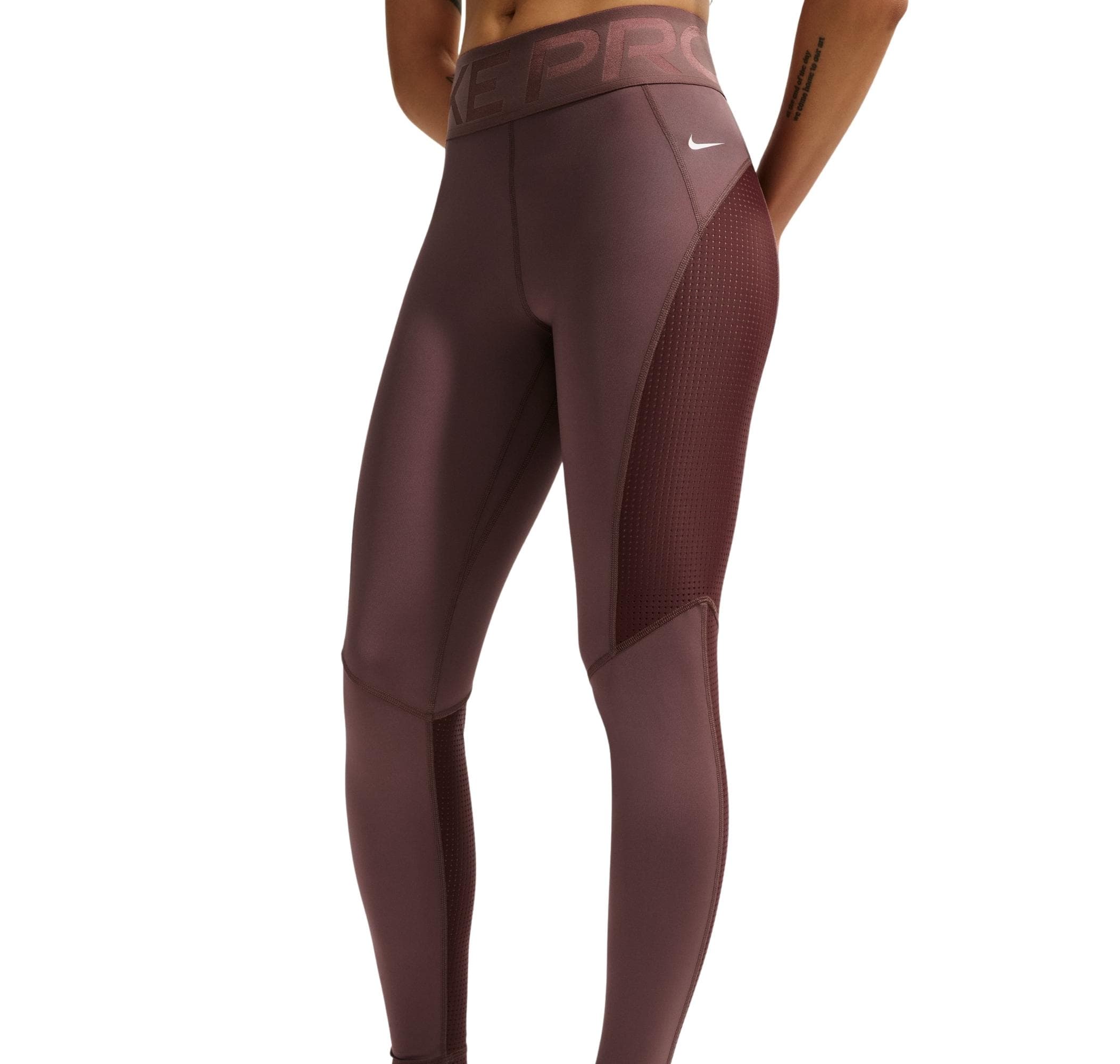 Nike Nike Pro Sculpt Kadın Tayt Kahve - 2