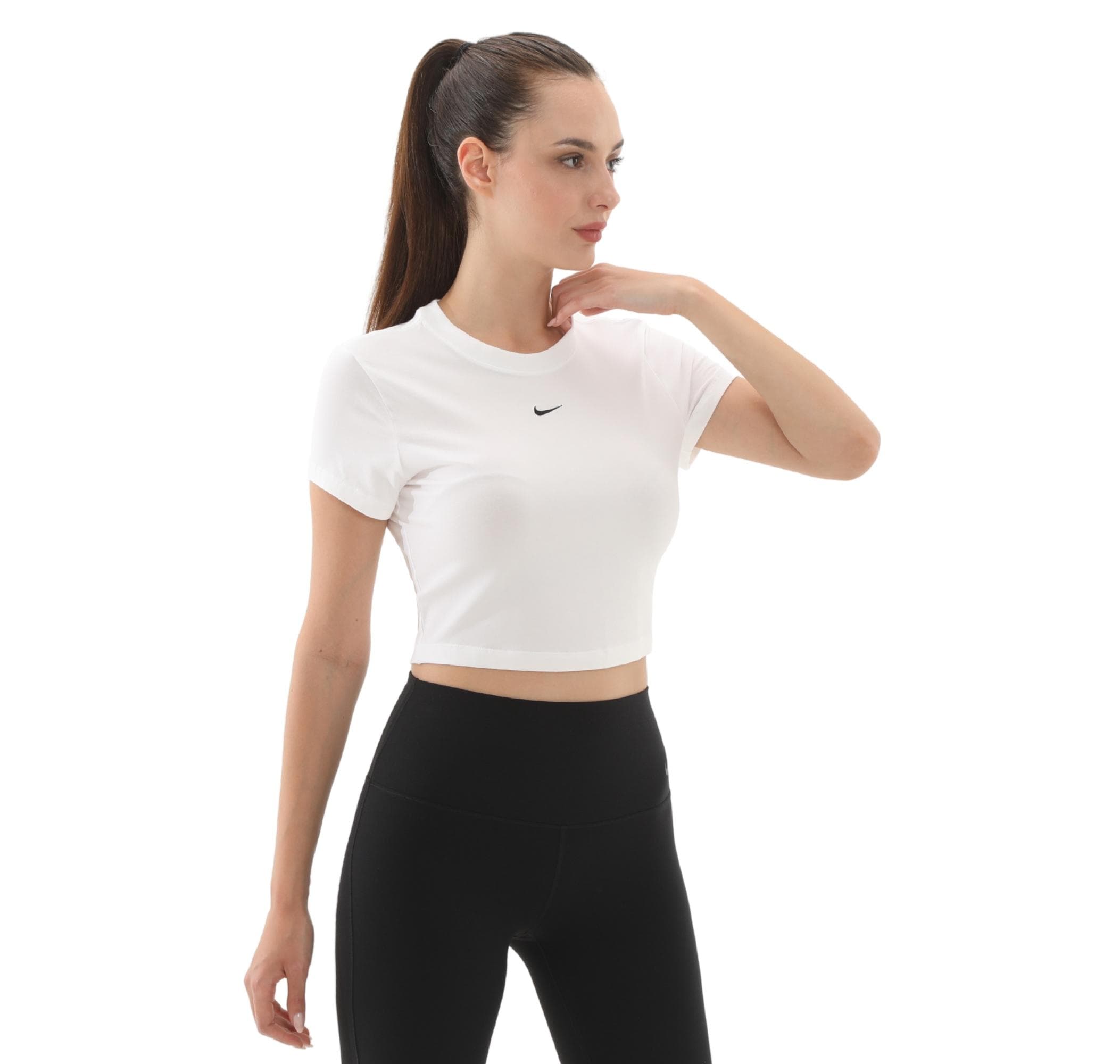 Nike Nike Sportswear Chill Knit Kadın T-Shirt Beyaz - 3