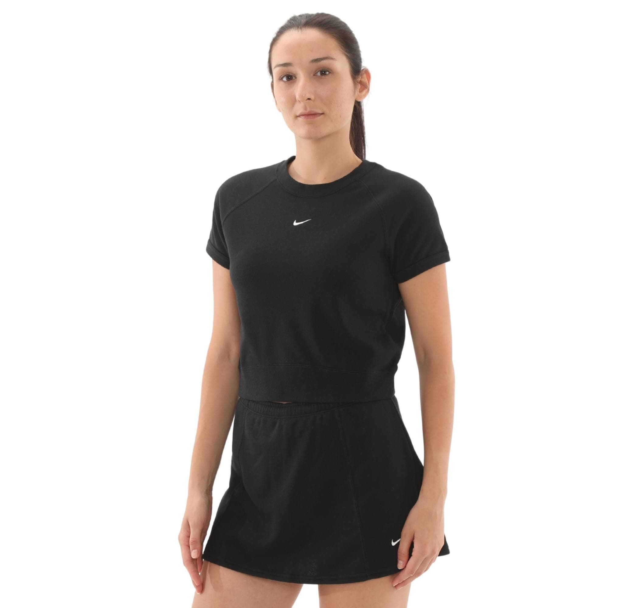 Nike Nike Sportswear Chill Terry Kadın T-Shirt Siyah - 2