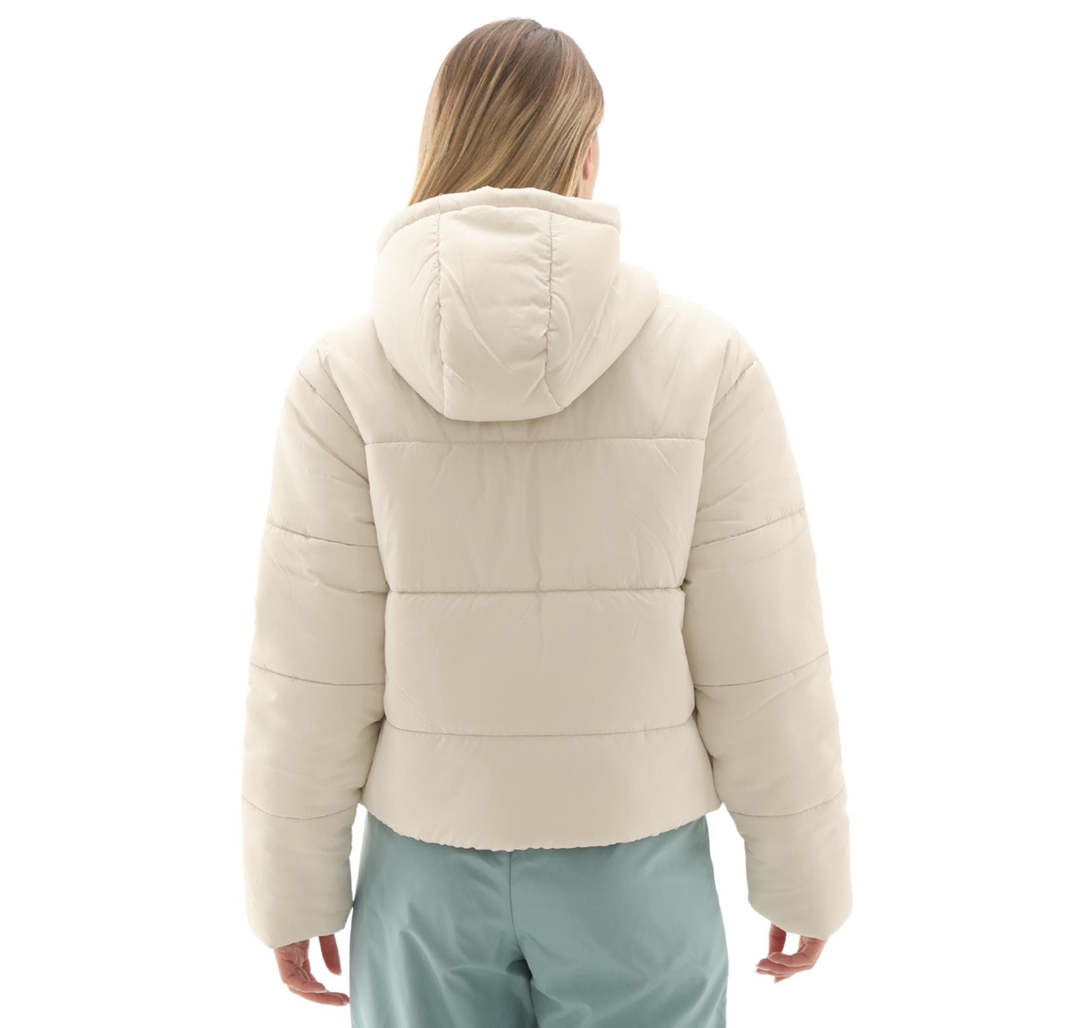 Nike Nike Sportswear Classic Puffer Kadın Mont Beyaz - 4