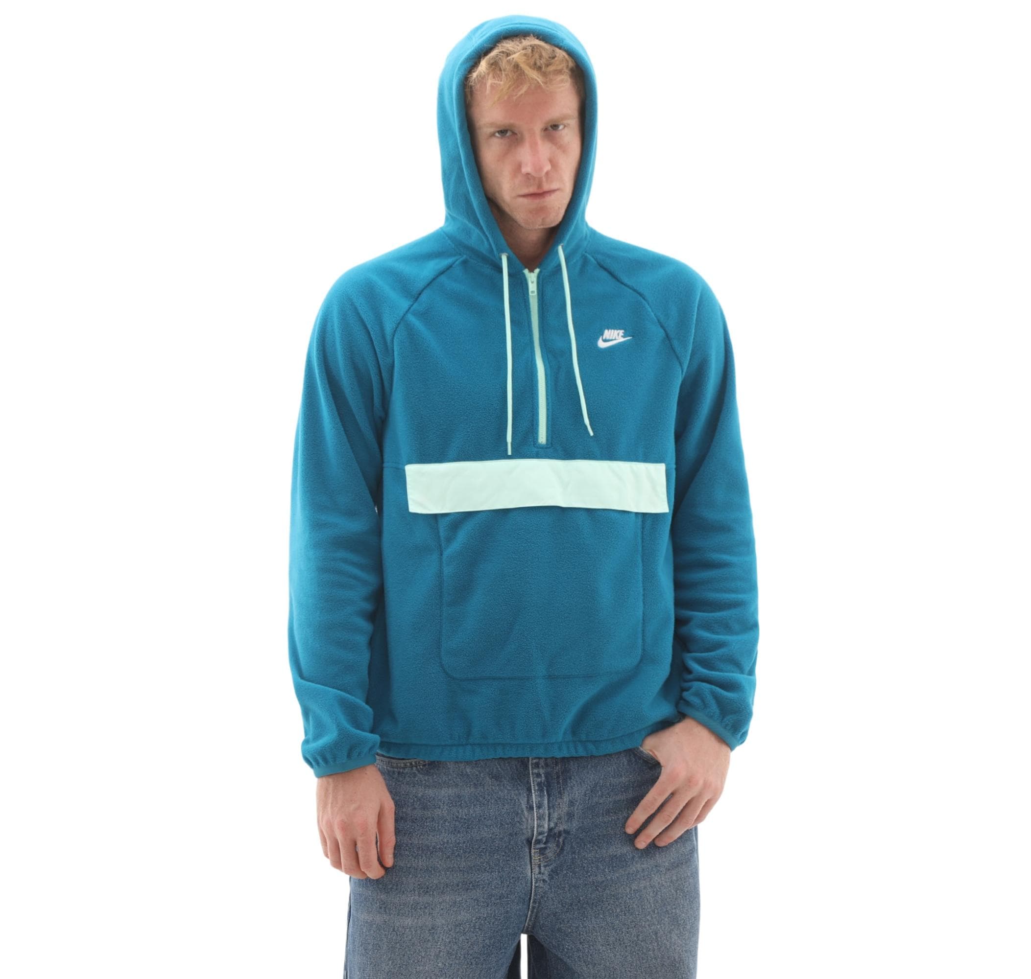 Nike Nike Sportswear Club Erkek Sweatshirt Yeşil - 4
