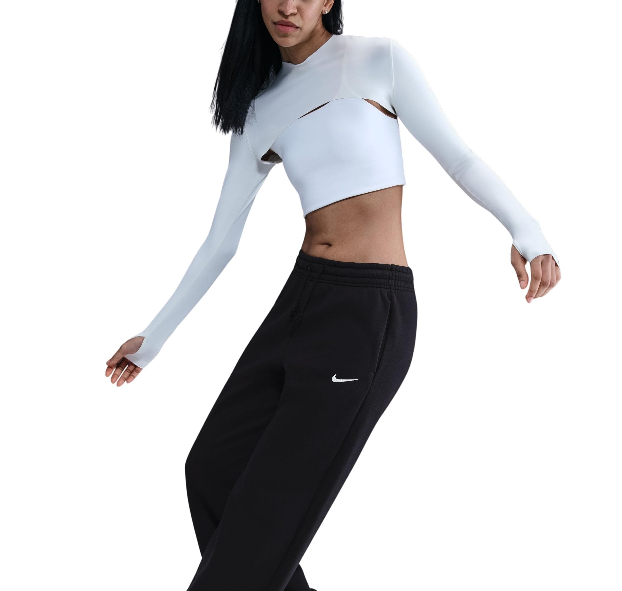 Nike Nike Sportswear Phoenix Fleece Kadın Eşofman Altı Siyah - 5