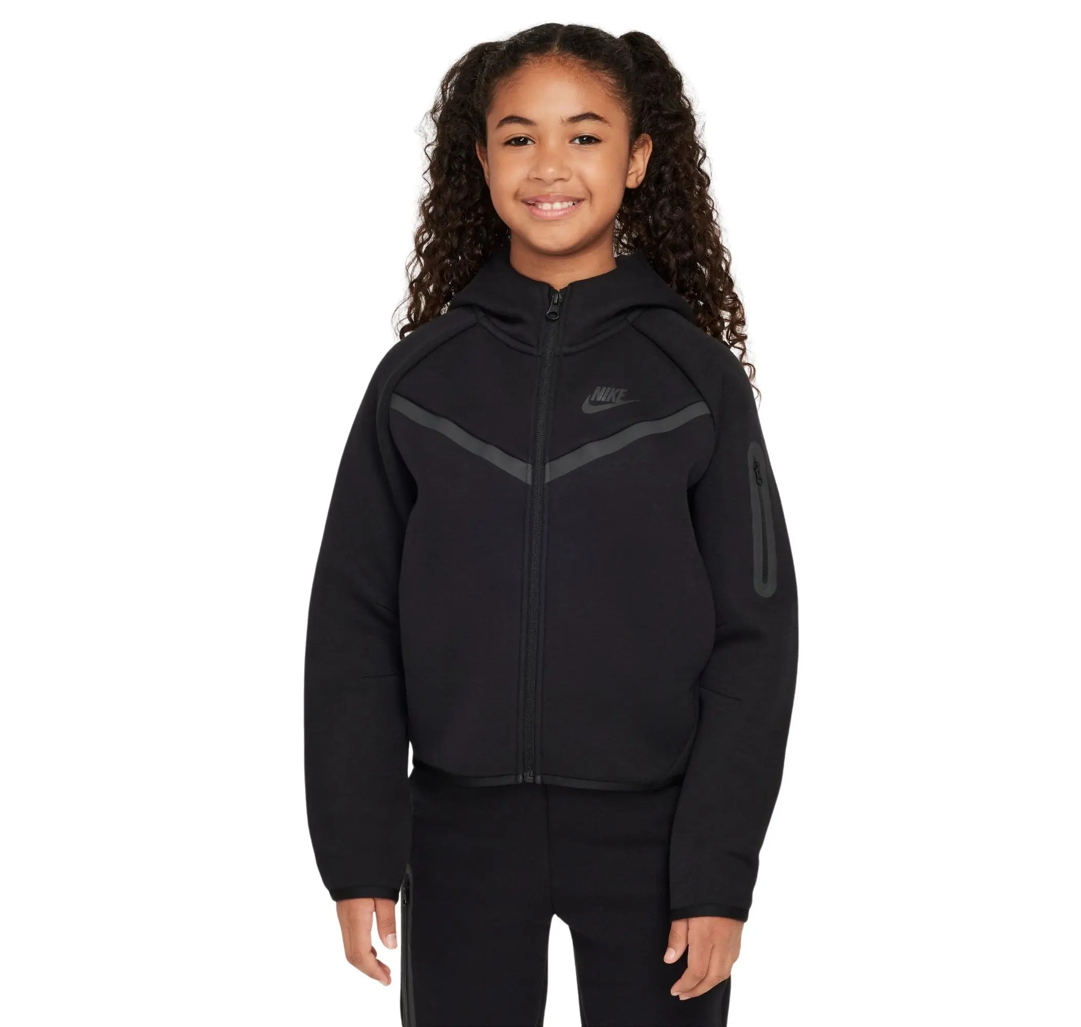 Nike Nike Sportswear Tech Fleece Çocuk Ceket Siyah