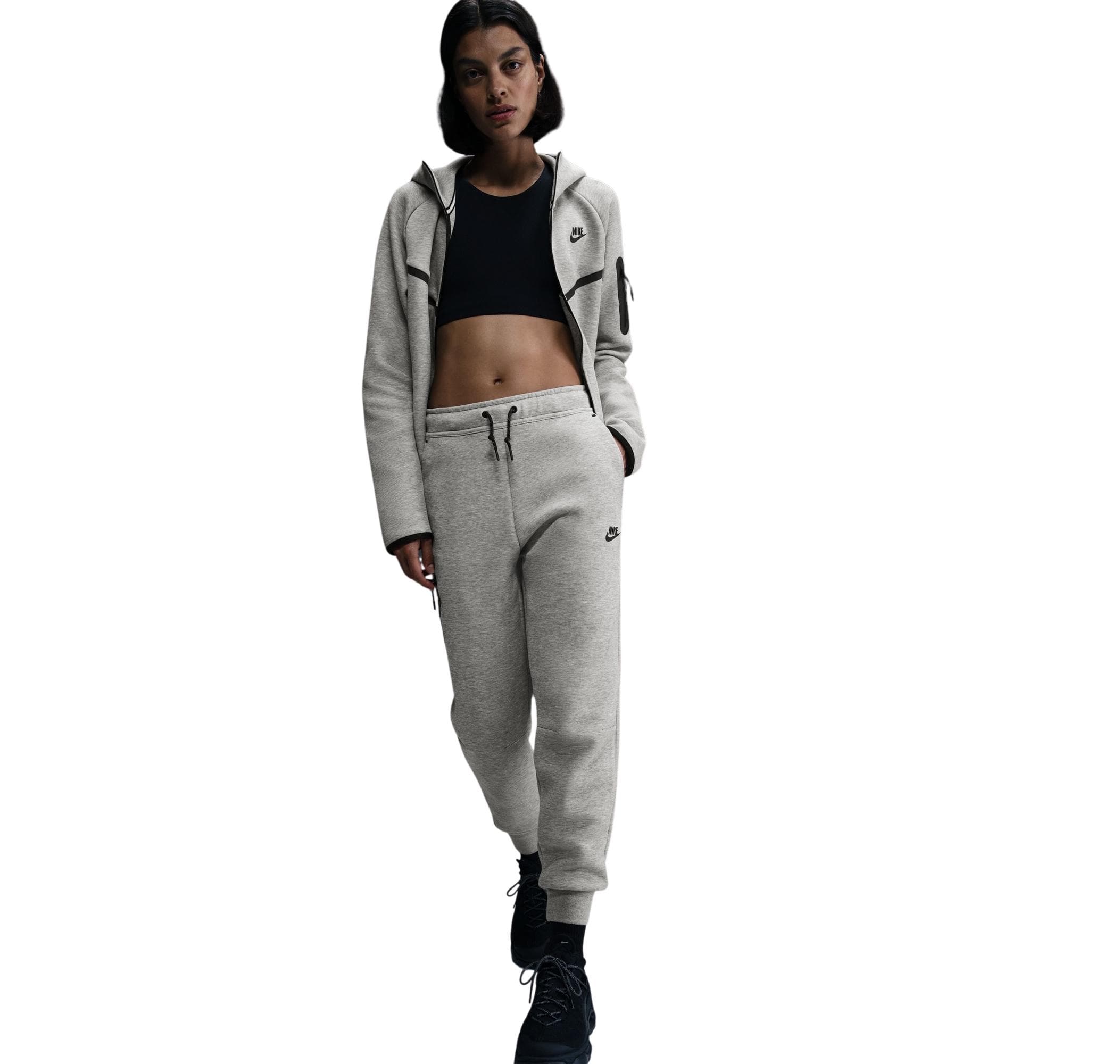 Nike Nike Sportswear Tech Fleece Kadın Eşofman Altı Gri - 5