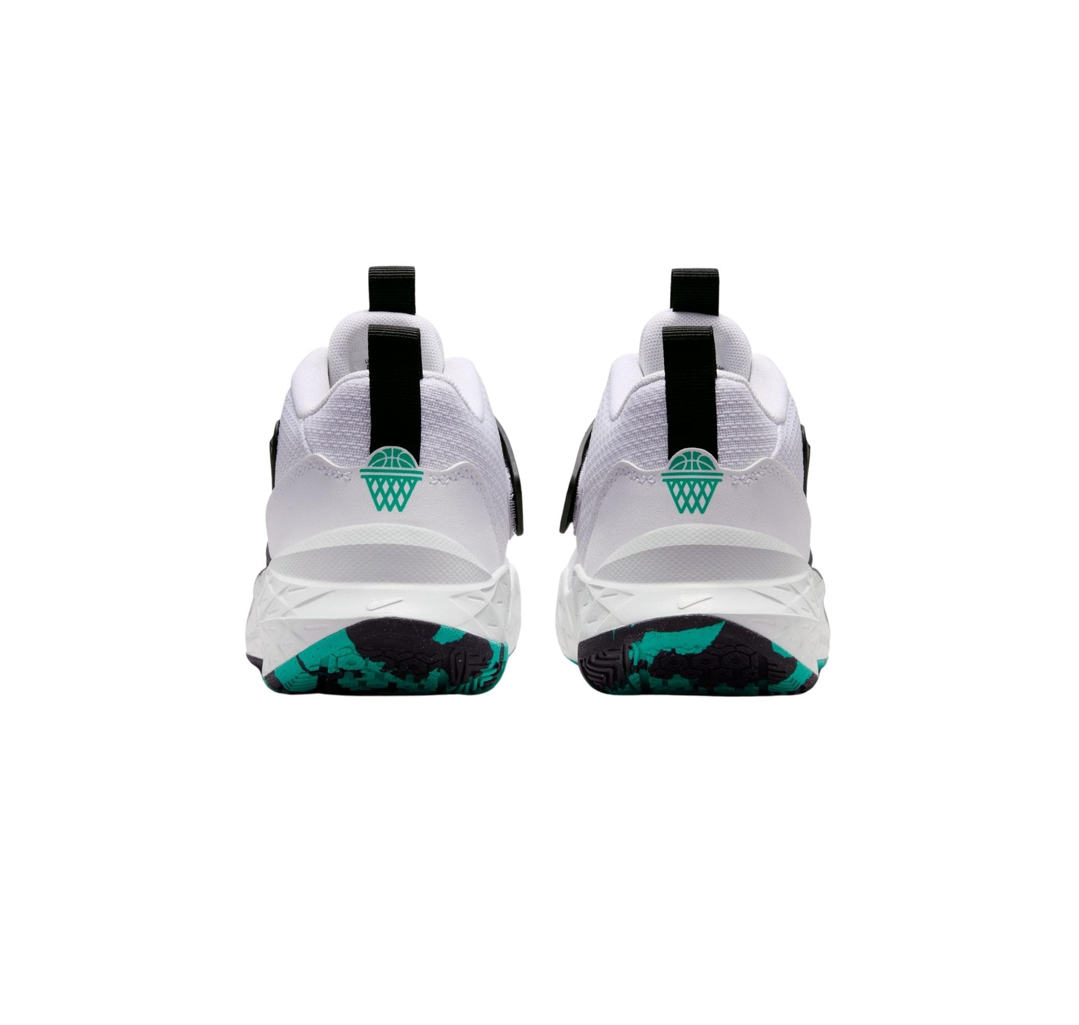 Nike Nike Team Hustle D 12 Çocuk Spor Ayakkabı Beyaz - 4