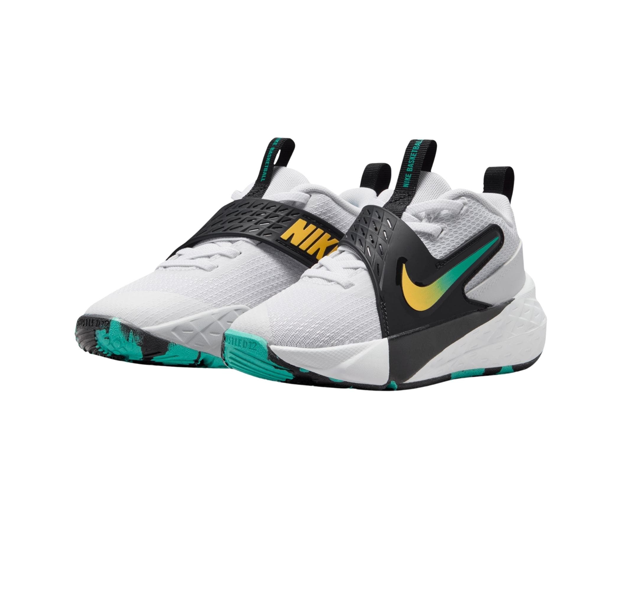 Nike Nike Team Hustle D 12 Çocuk Spor Ayakkabı Beyaz - 2