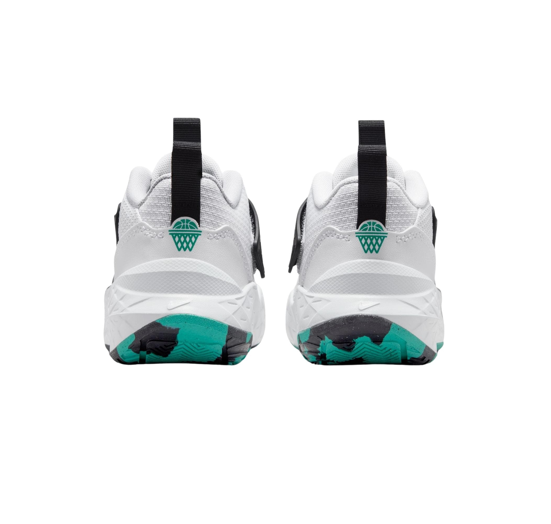 Nike Nike Team Hustle D 12 Çocuk Spor Ayakkabı Beyaz - 4