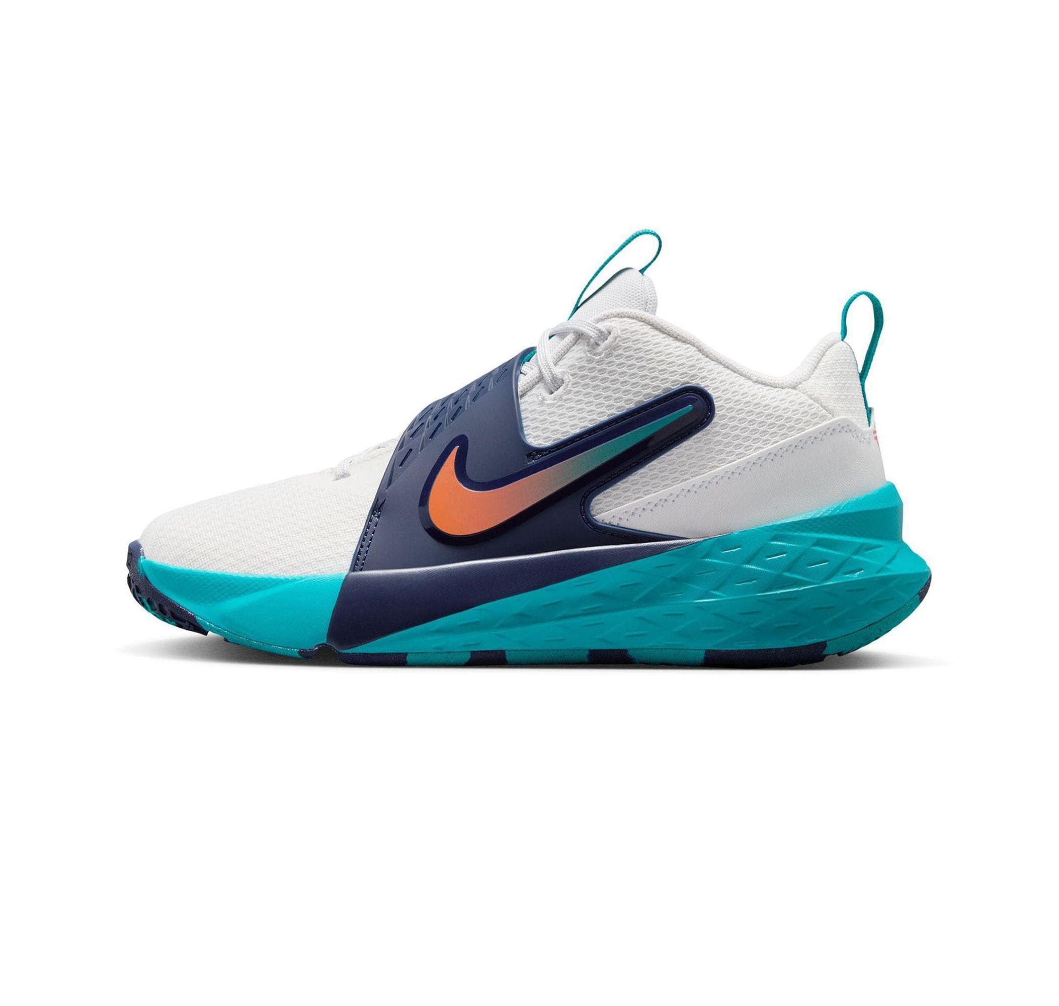Nike Nike Team Hustle D 12 Çocuk Spor Ayakkabı Beyaz - 5