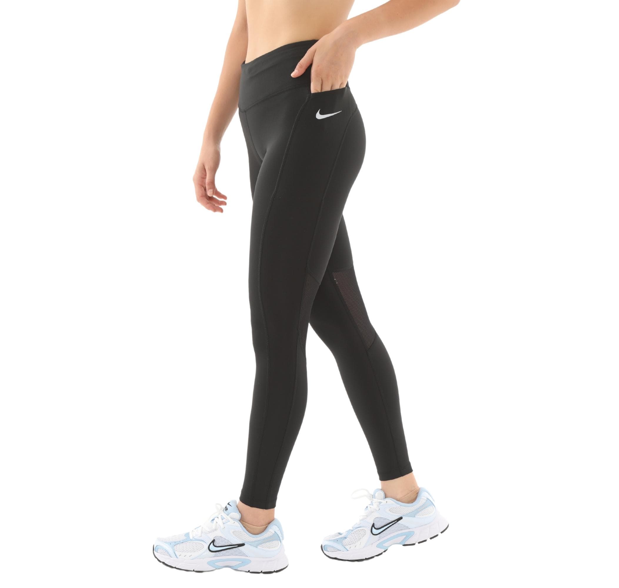 Nike Nike W Nk Df Fast Tght Kadın Tayt Siyah - 2