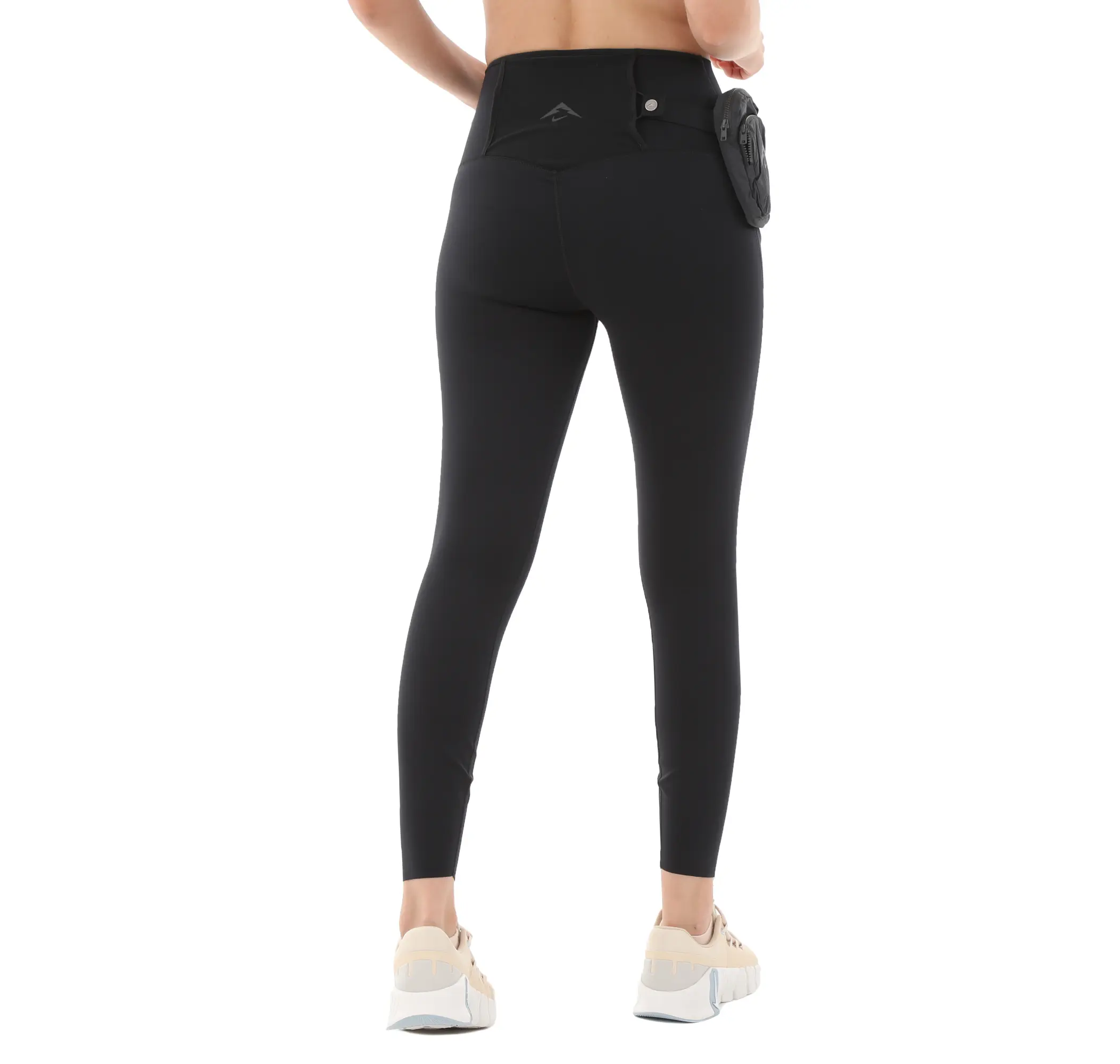 Nike Nike W Nk Df Go Hr 7-8 Traıl Tght Kadın Tayt Siyah - 4