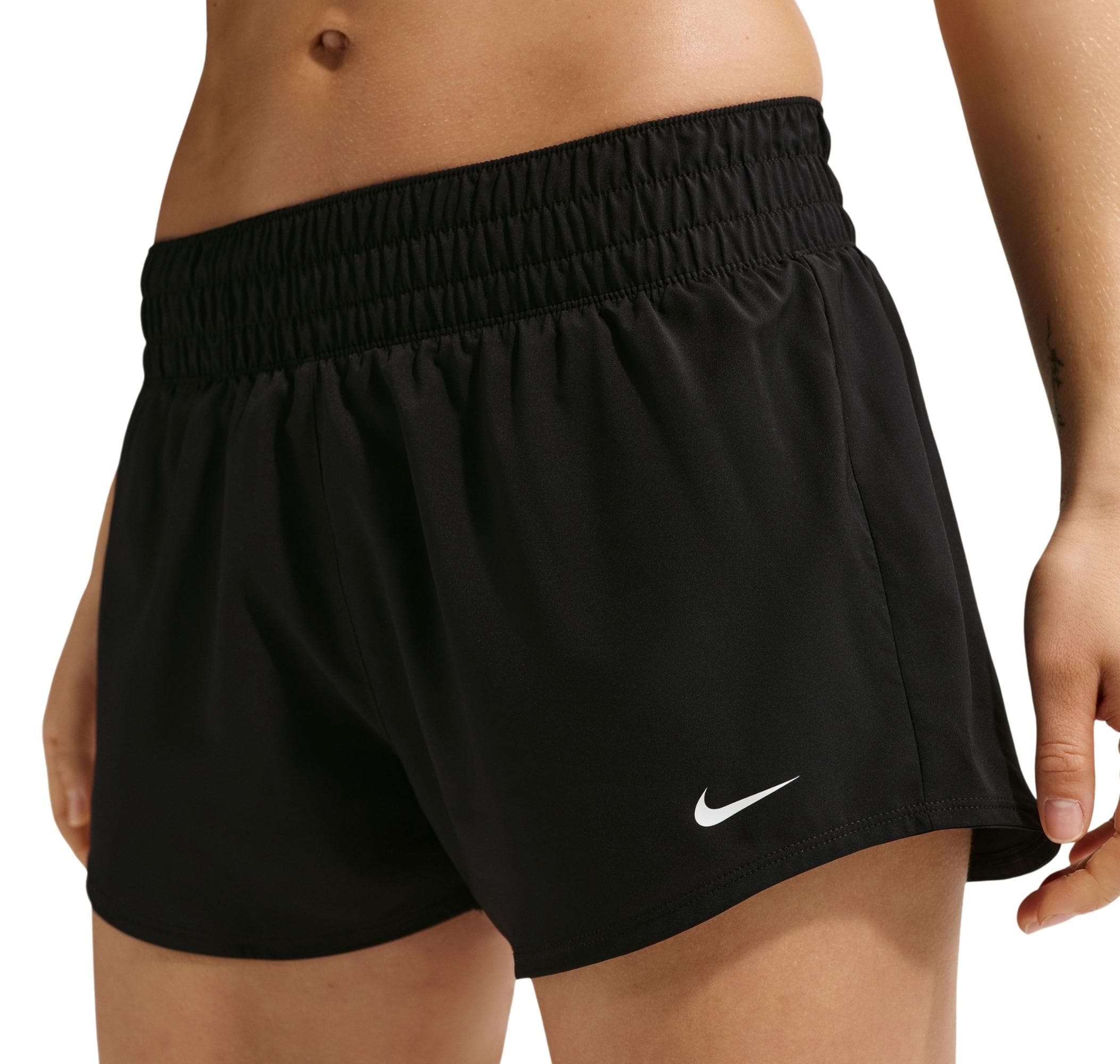 Nike Nike W Nk One Df Mr 3In Br Short Kadın Şort Ve Kapri Siyah