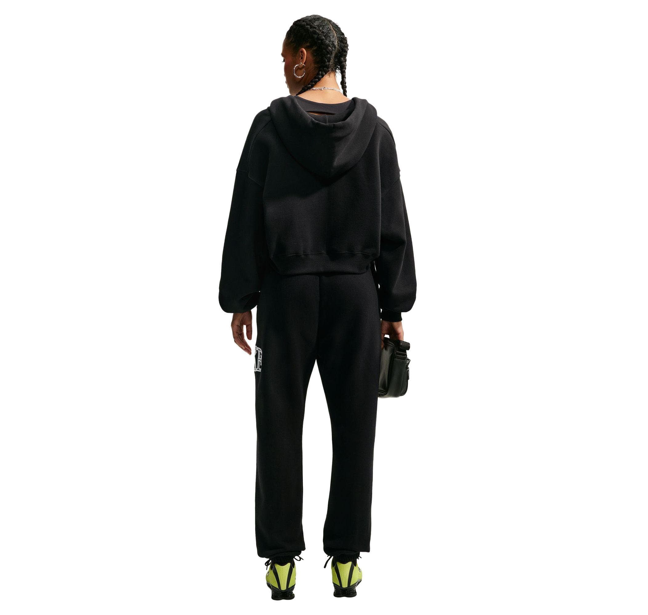 Nike Nike W Nk Stdo Flc Mw Os Crp Fz Hdy Kadın Ceket Siyah - 2