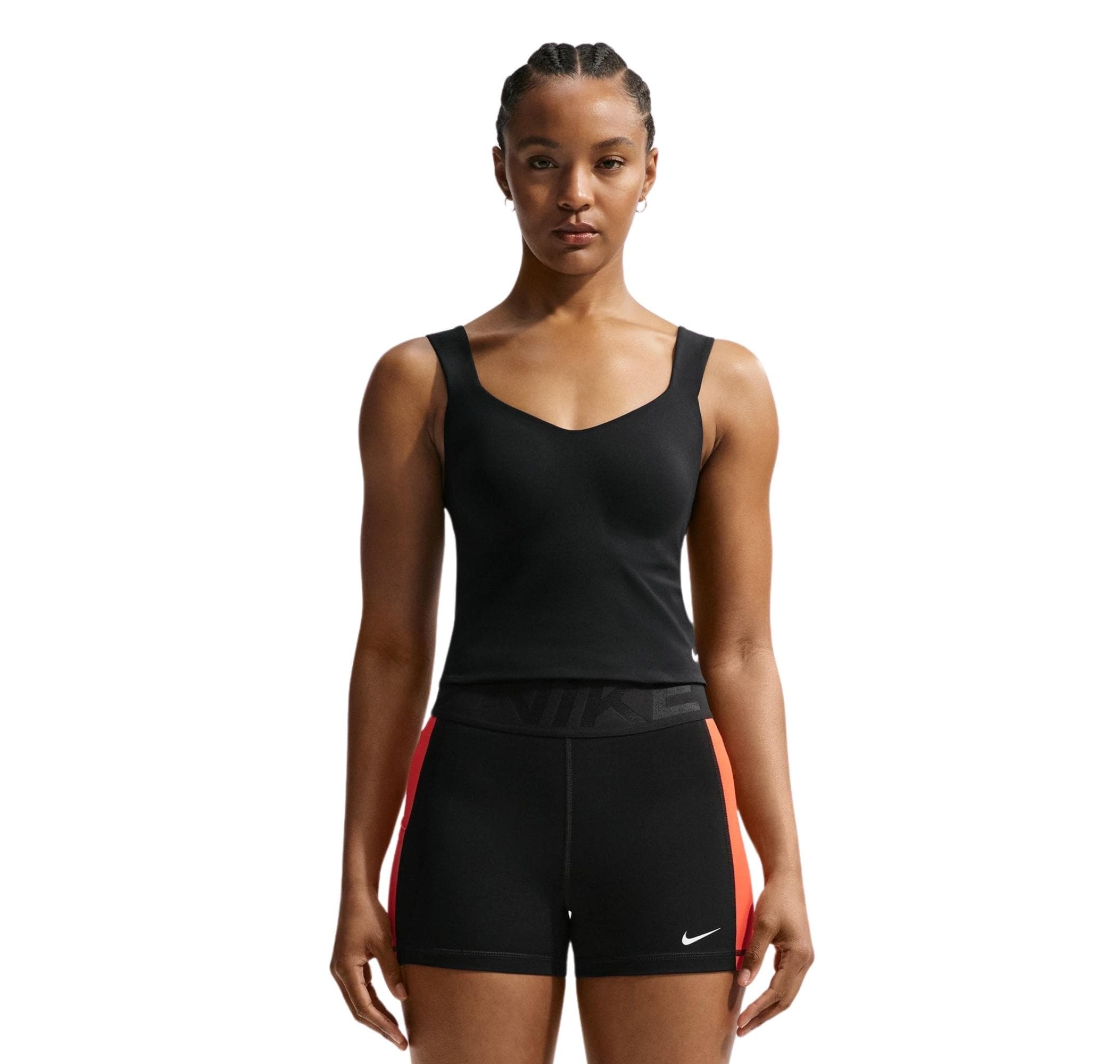 Nike Nike W Np Sculpt Bra Tank Kadın T-Shirt Siyah