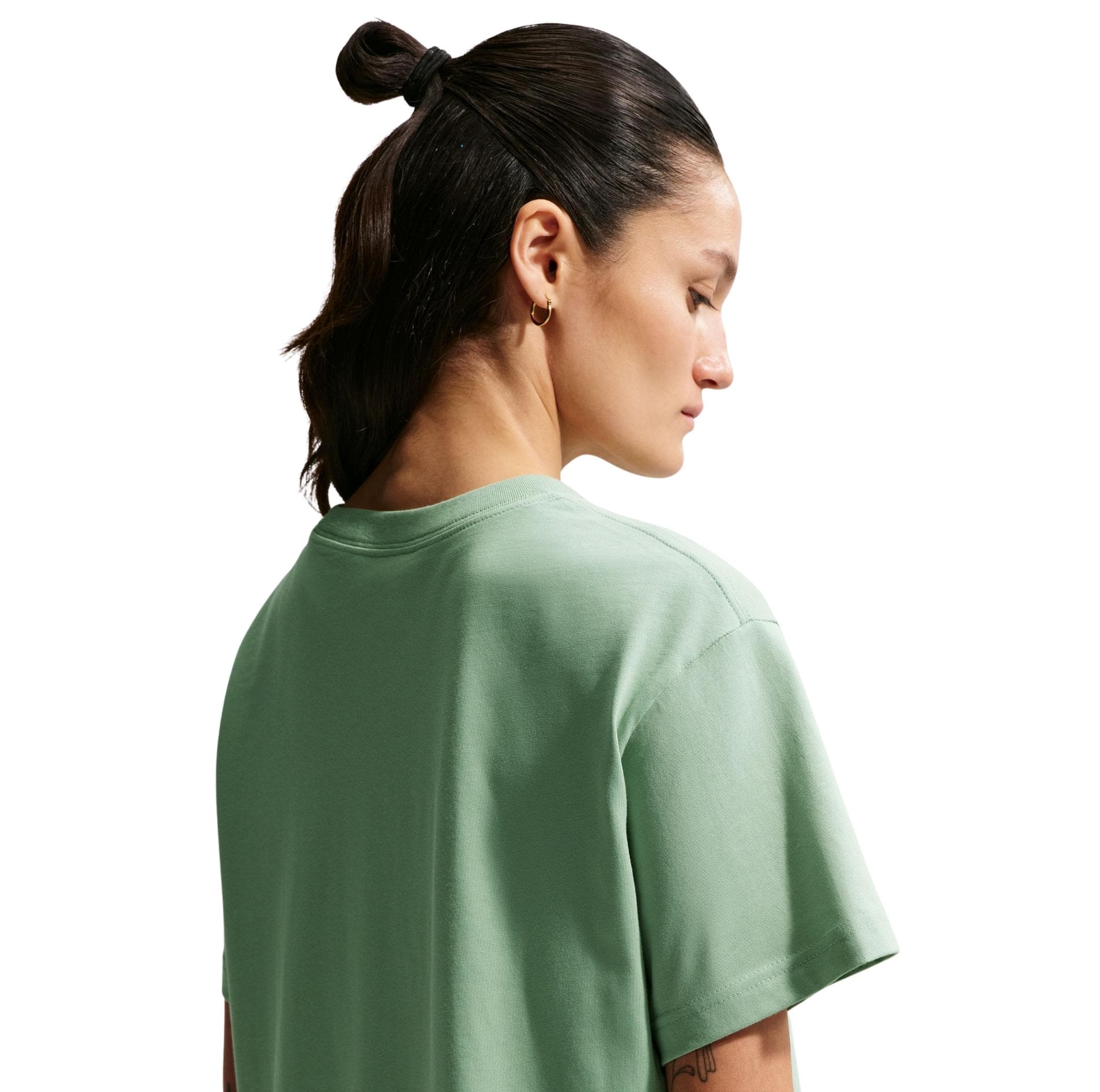 Nike Nike W Nsw Classıc Ss Tee Kadın T-Shirt Yeşil - 5
