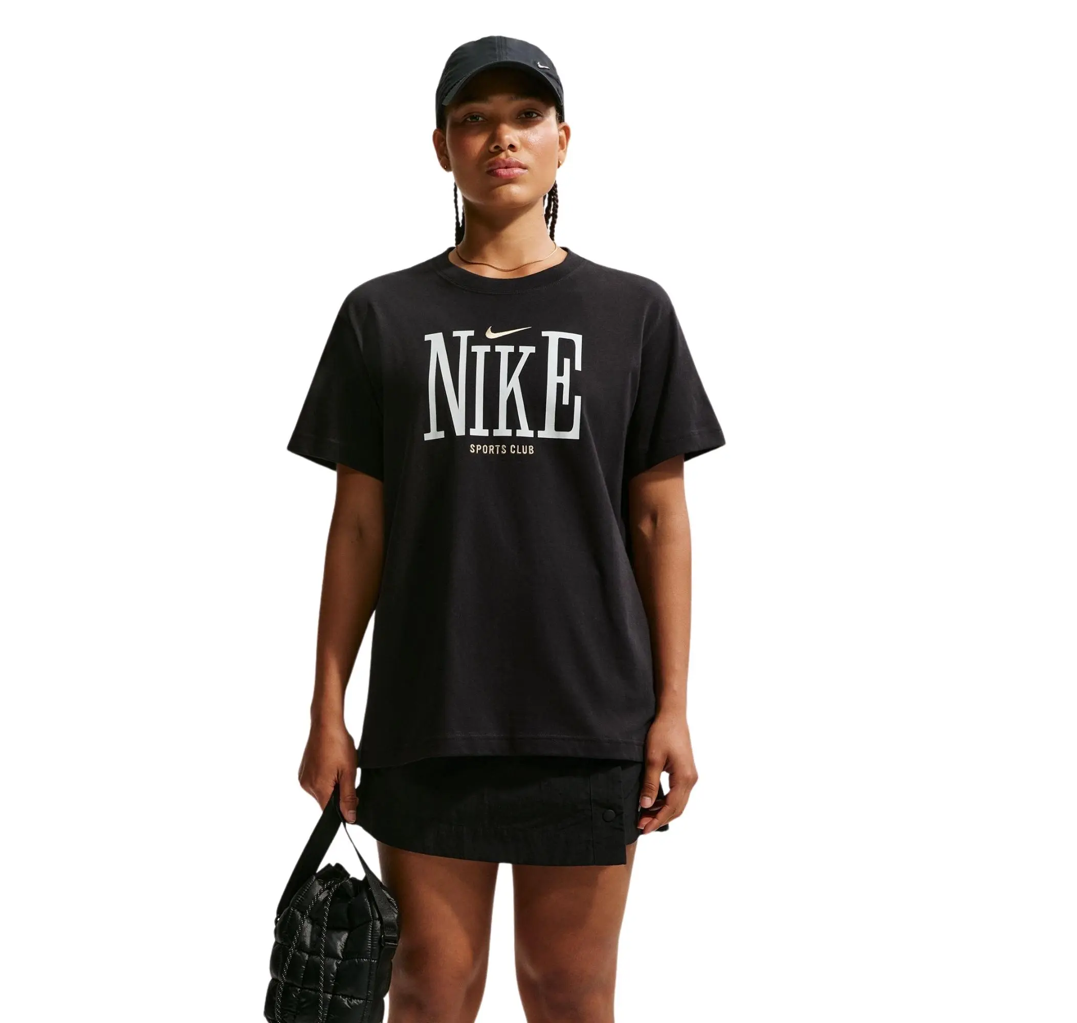 Nike Nike W Nsw Clsc Bf Oc Inconnect Tee Kadın T-Shirt Siyah