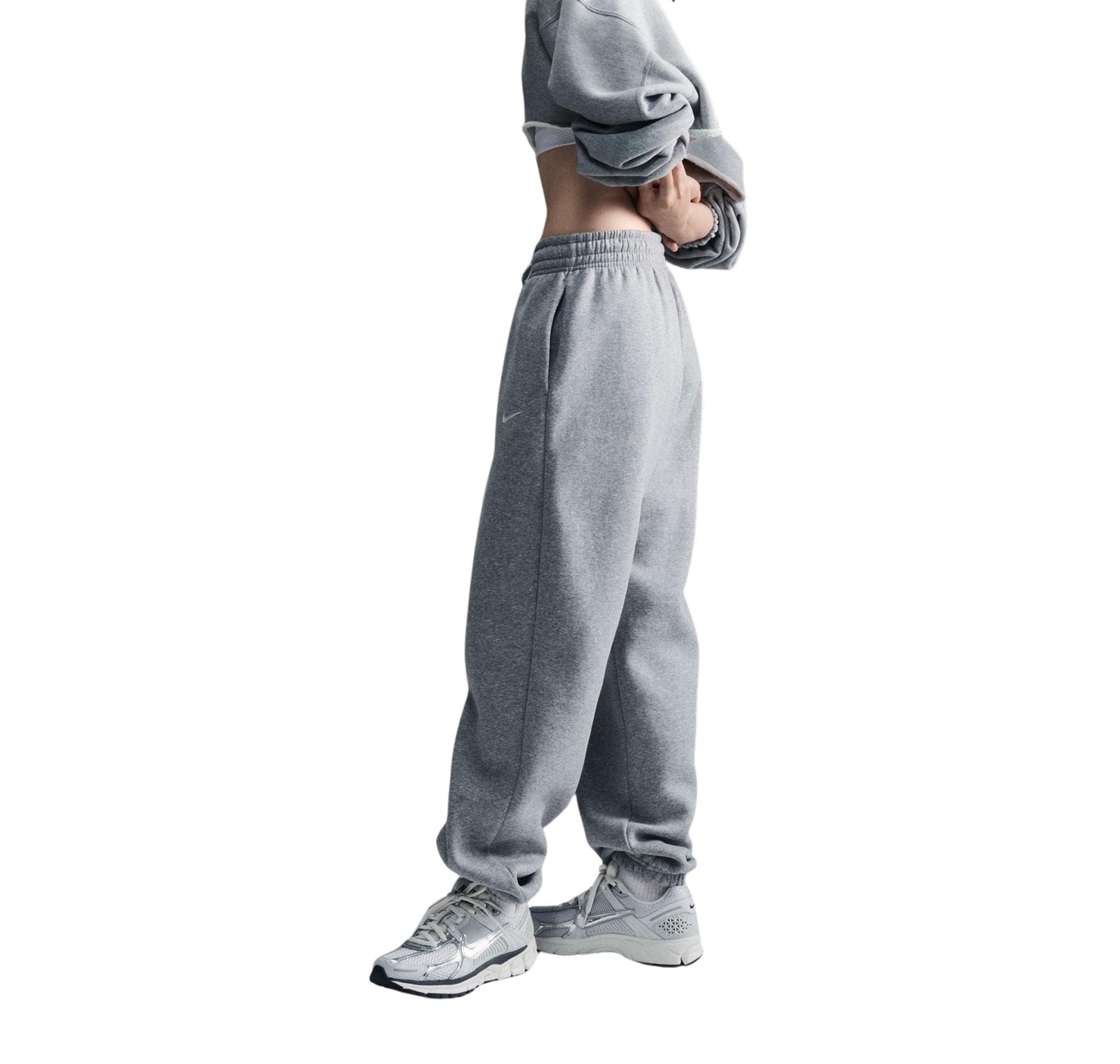 Nike Nike W Nsw Phnx Flc Hr Os Pant 2 Kadın Eşofman Altı Gri - 3