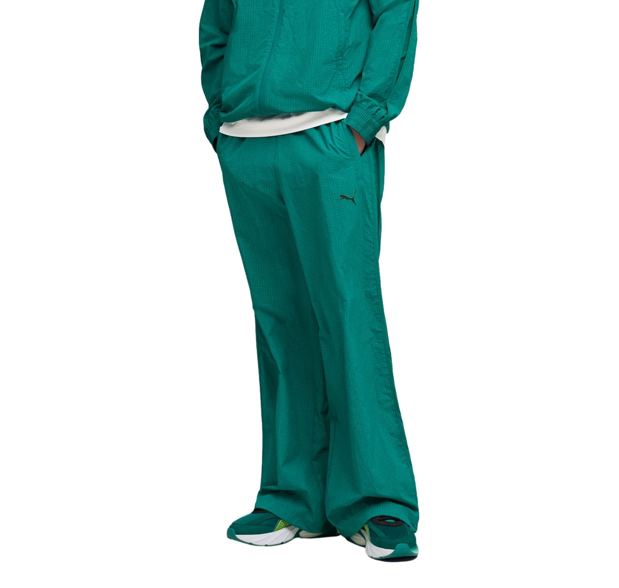 Puma Puma X Aston Martın Aramco F1® Team Lifestyle T7 Over Pants Erkek Eşofman Altı Yeşil - 2