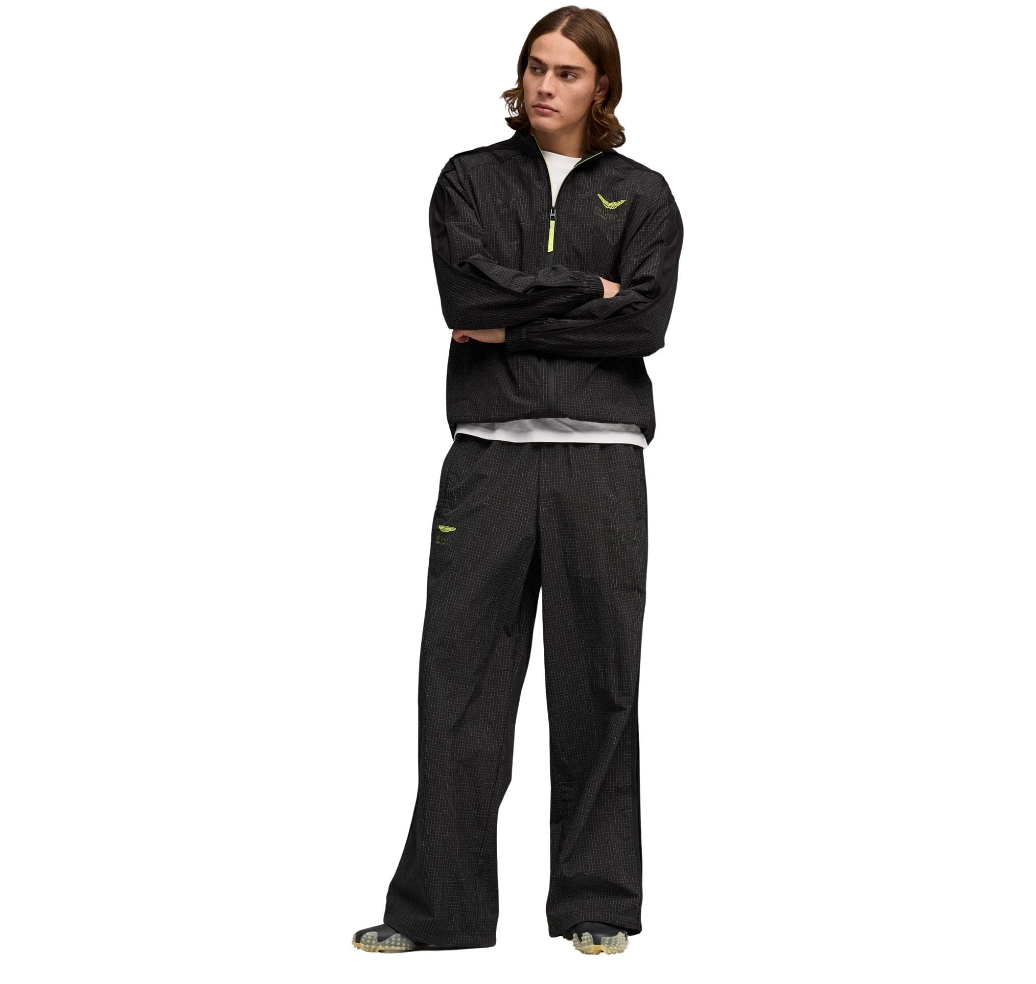 Puma Puma X Aston Martın Aramco F1® Team Lifestyle T7 Over Pants Erkek Eşofman Altı Siyah - 2