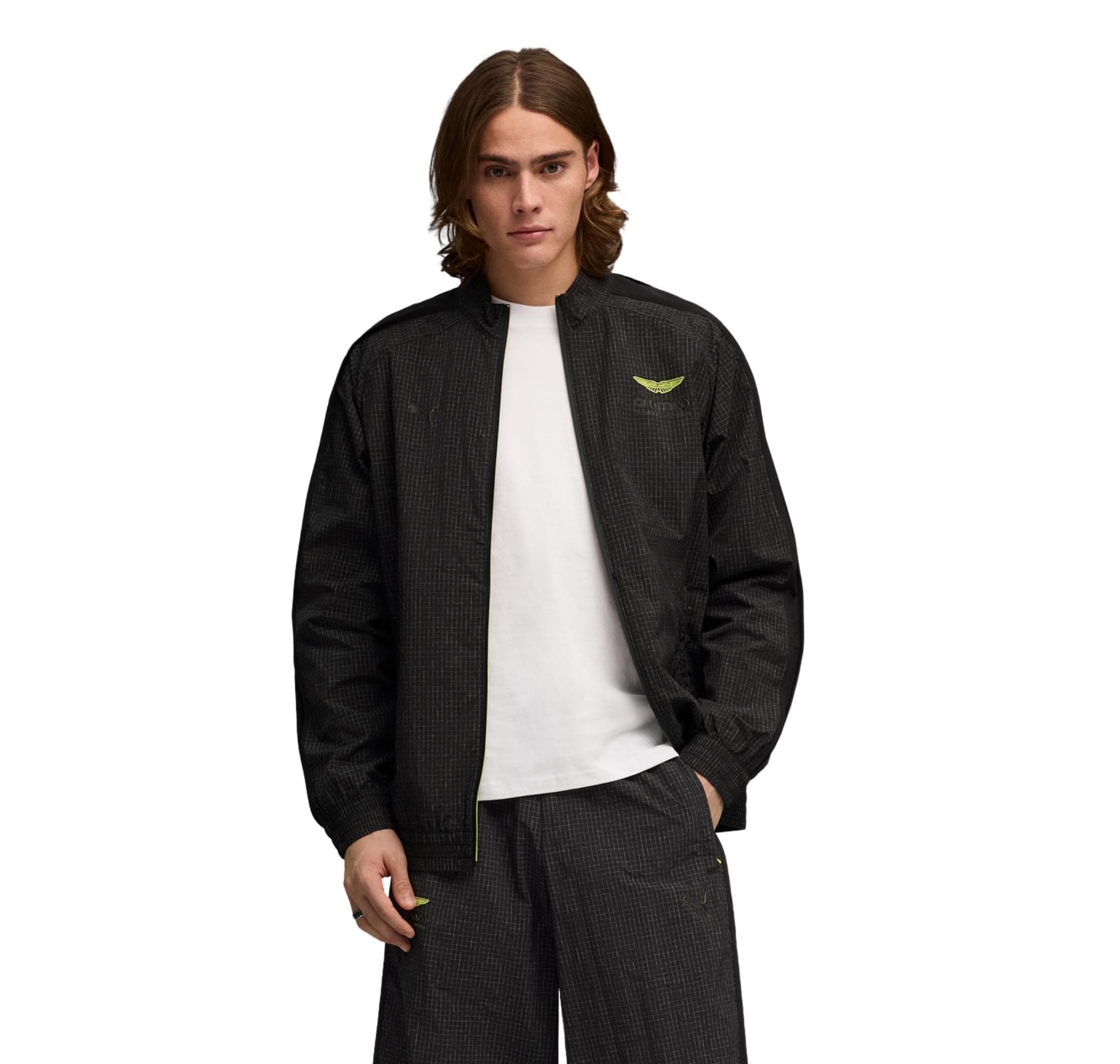 Puma Puma X Aston Martın Aramco F1® Team T7 Oversized Jacket Erkek Ceket Siyah - 2