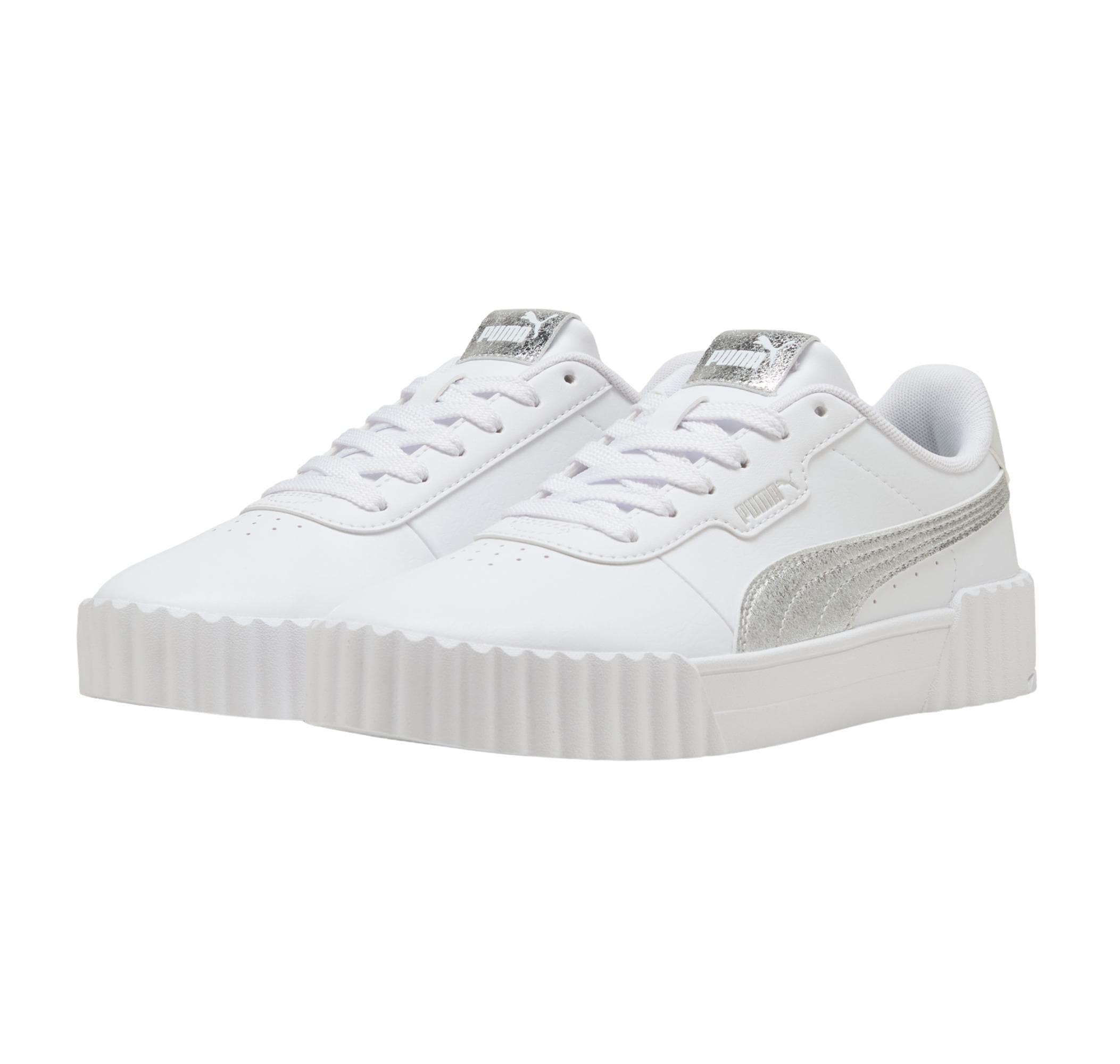 Puma Puma Carina 3.0 Metallic Whisper Kadın Spor Ayakkabı Beyaz - 2