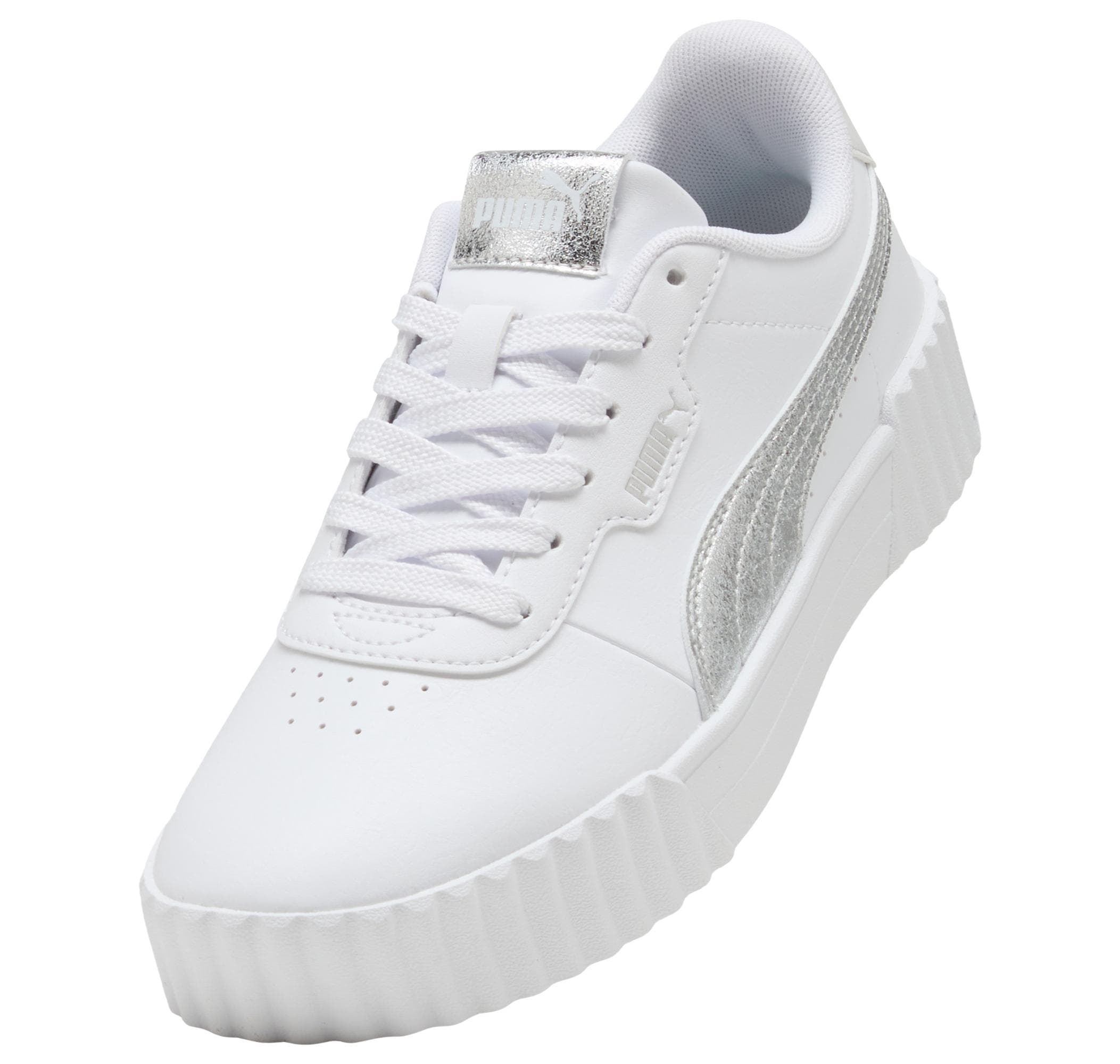 Puma Puma Carina 3.0 Metallic Whisper Kadın Spor Ayakkabı Beyaz - 3