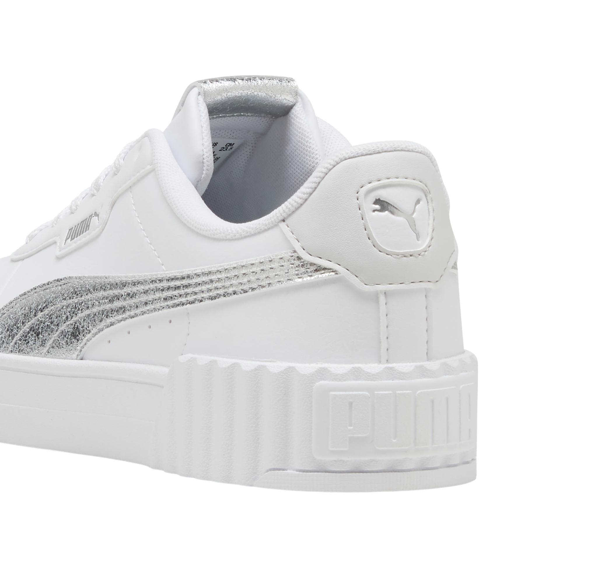 Puma Puma Carina 3.0 Metallic Whisper Kadın Spor Ayakkabı Beyaz - 5