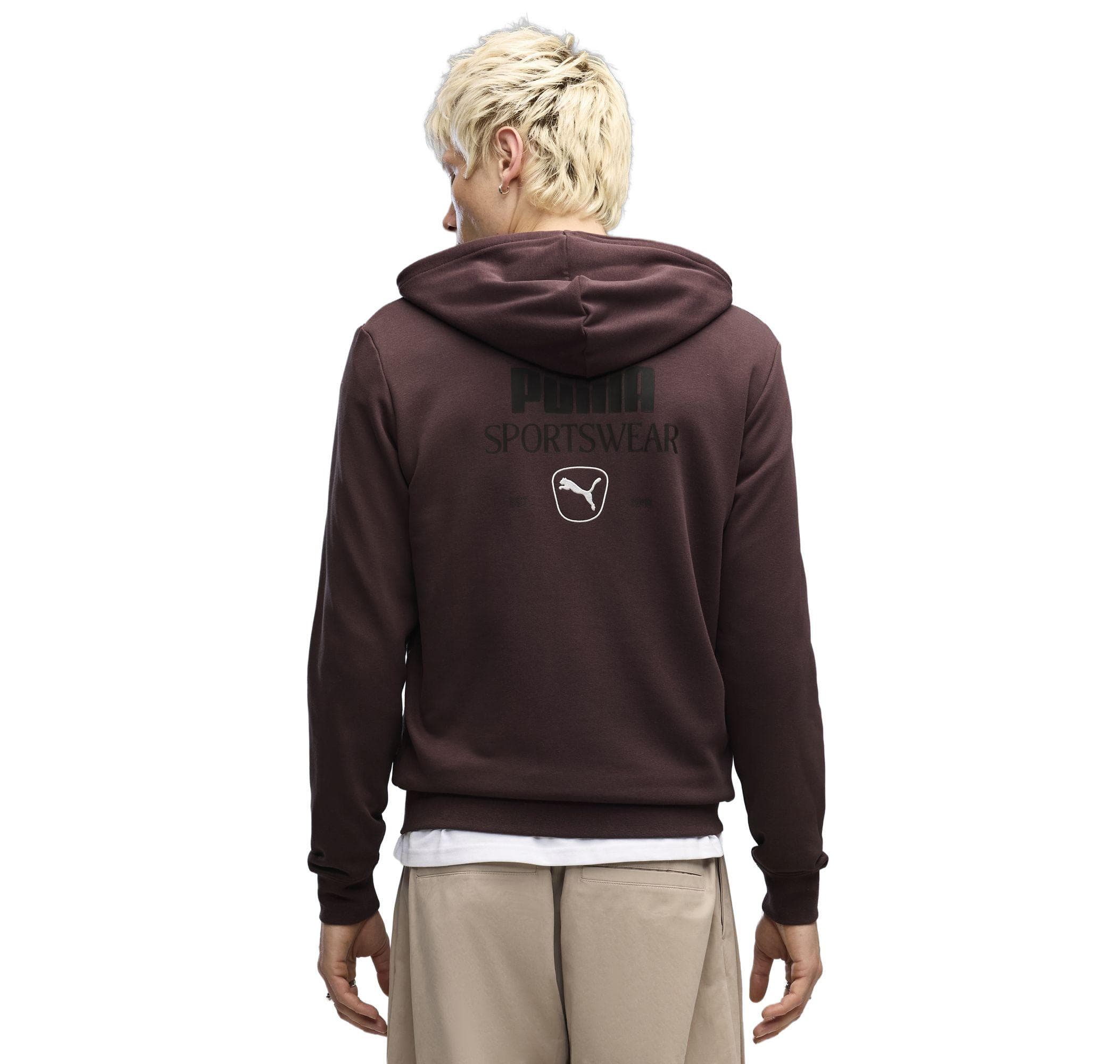 Puma Puma Class Full-Zip Hoodie Erkek Ceket Kahve - 2