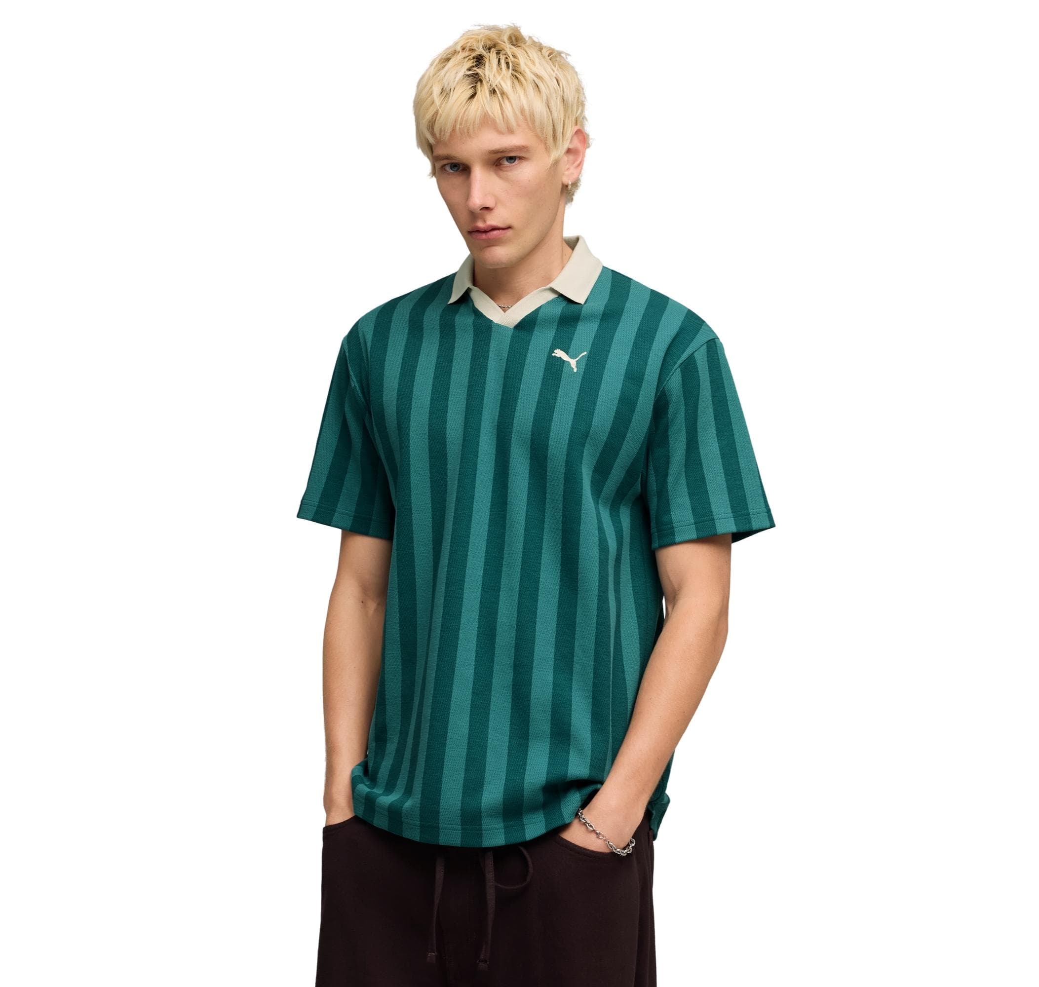 Puma Puma Class Pinnacle Tee Erkek T-Shirt Yeşil