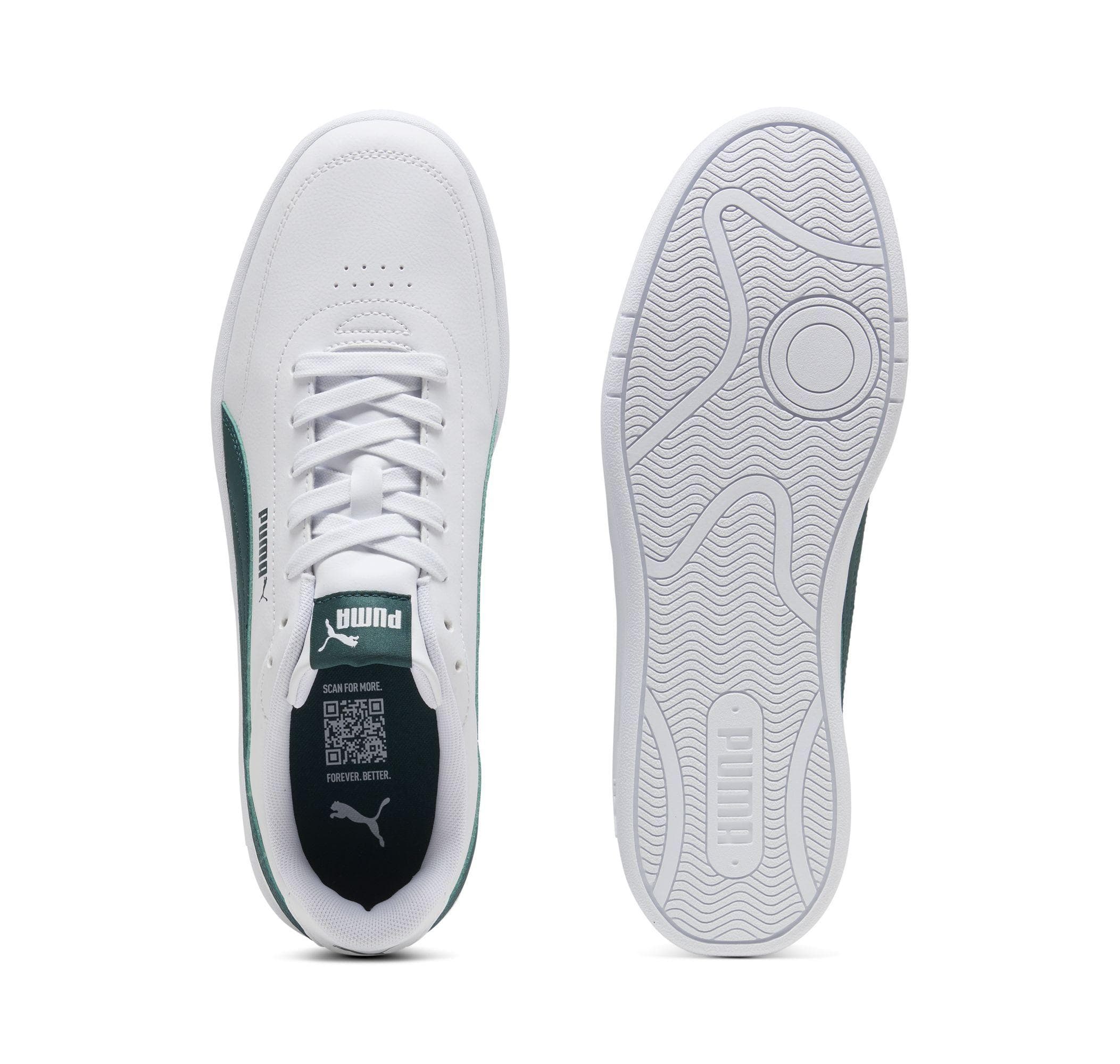 Puma Puma Court Classic Clean Erkek Spor Ayakkabı Beyaz - 3