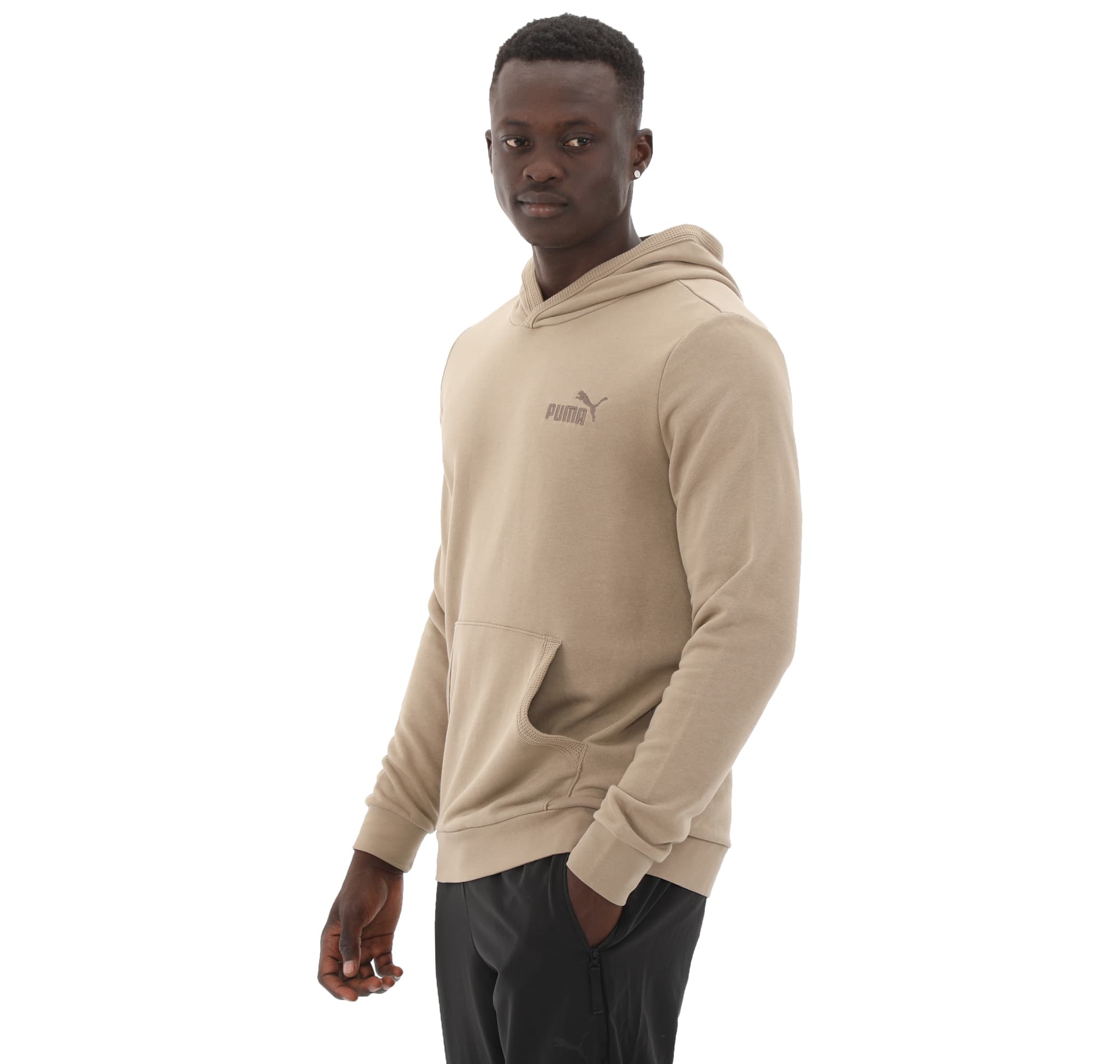 Puma Puma Ess Elevated Hoodie Erkek Sweatshirt Kahve - 2