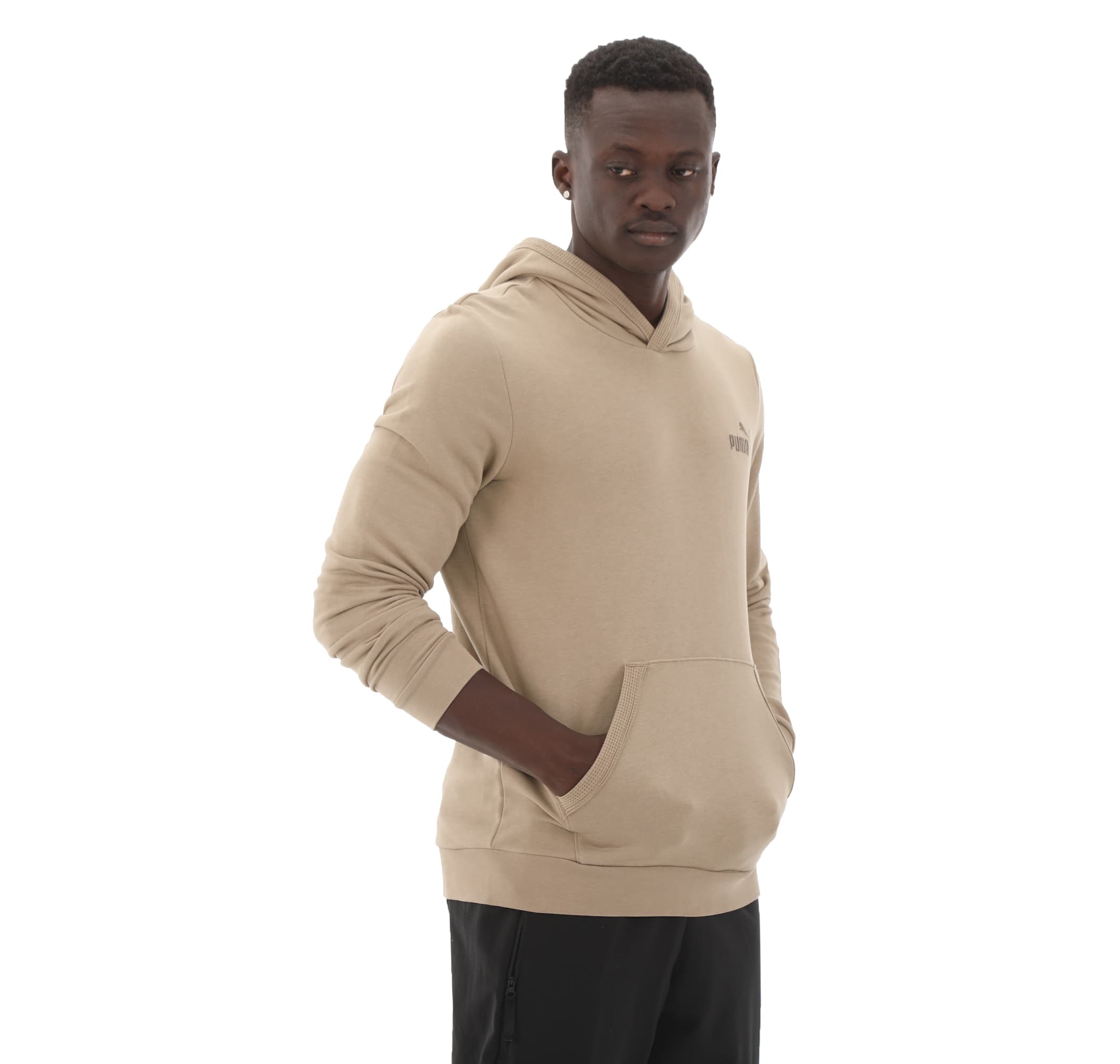 Puma Puma Ess Elevated Hoodie Erkek Sweatshirt Kahve - 3