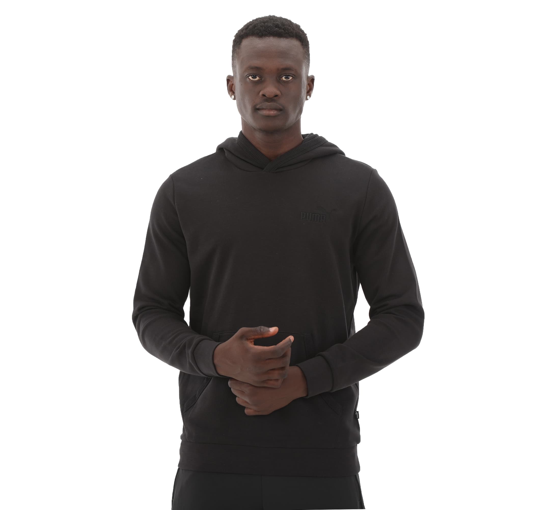 Puma Puma Ess Elevated Hoodie Erkek Sweatshirt Siyah - 2