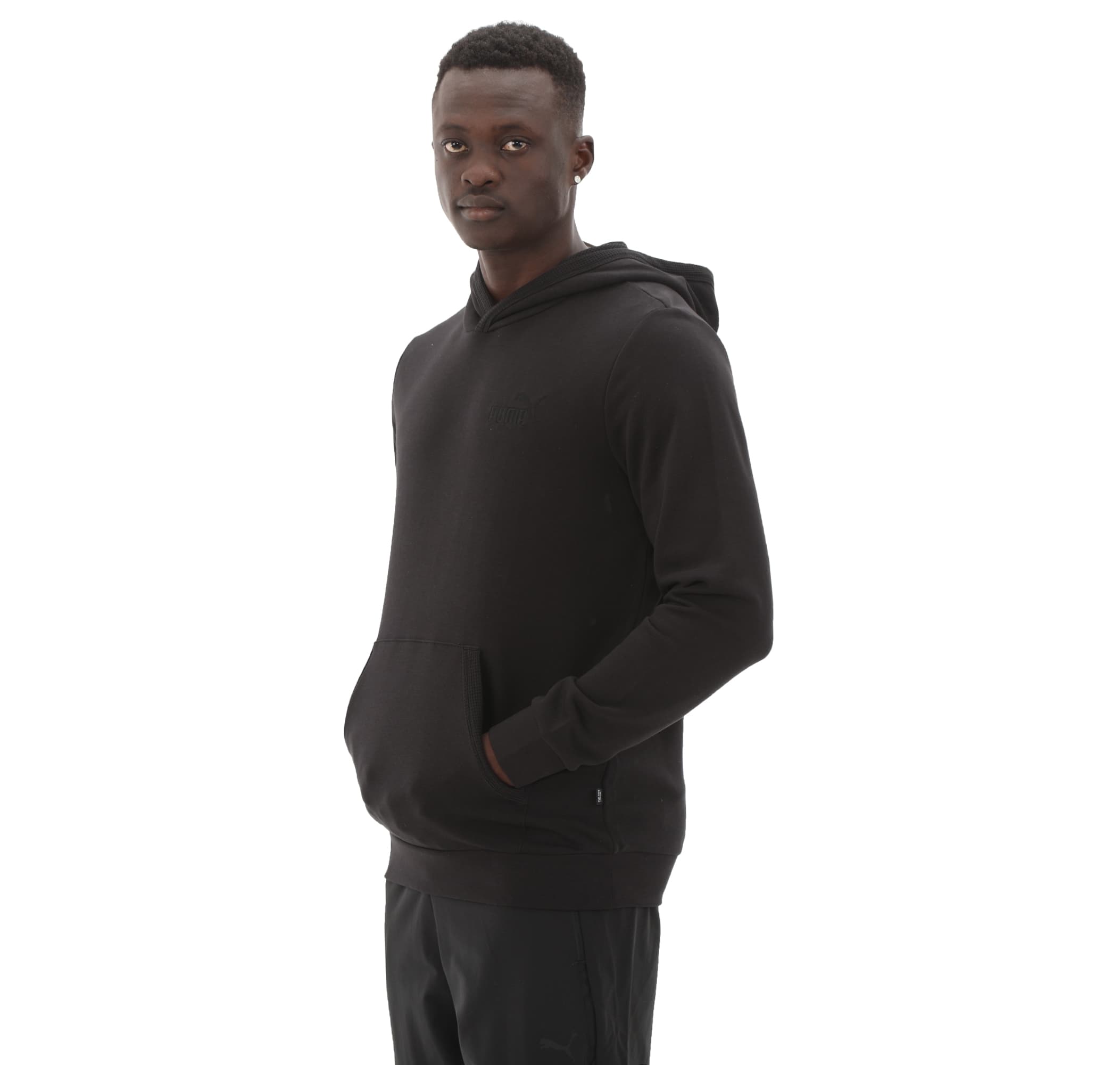 Puma Puma Ess Elevated Hoodie Erkek Sweatshirt Siyah - 3