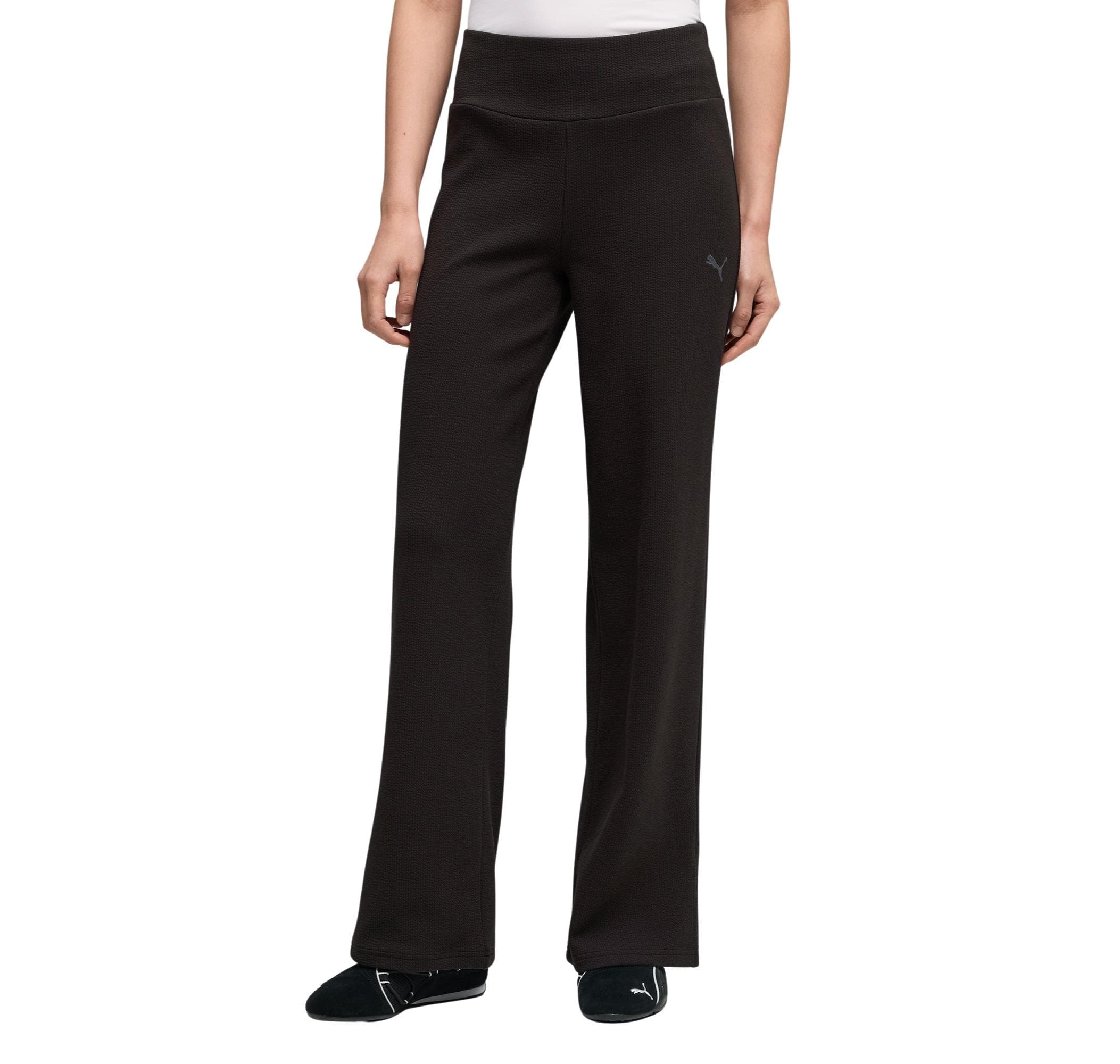 Puma Puma Ess Elevated Straight Pant Kadın Eşofman Altı Siyah