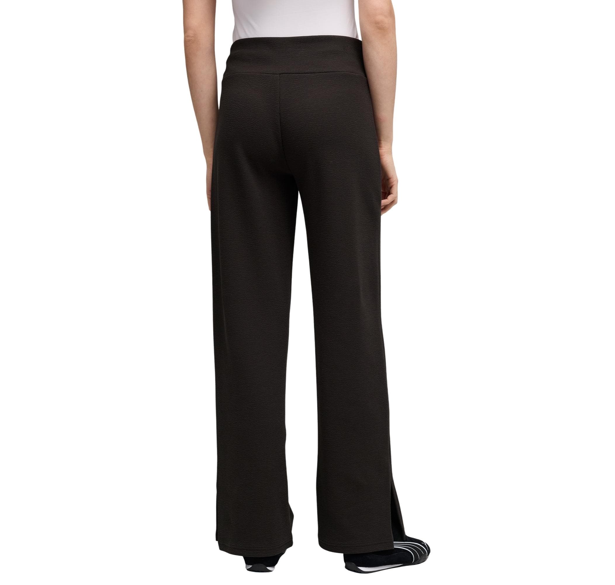 Puma Puma Ess Elevated Straight Pant Kadın Eşofman Altı Siyah - 2