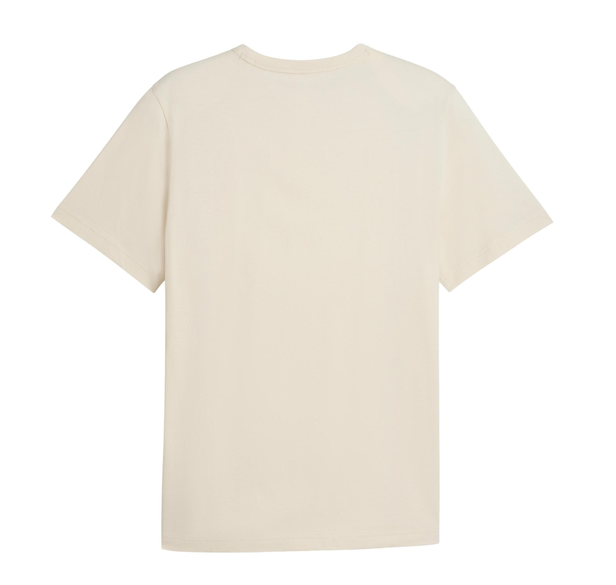 Puma Puma Ess Elevated Tee Tk M Erkek T-Shirt Krem - 2