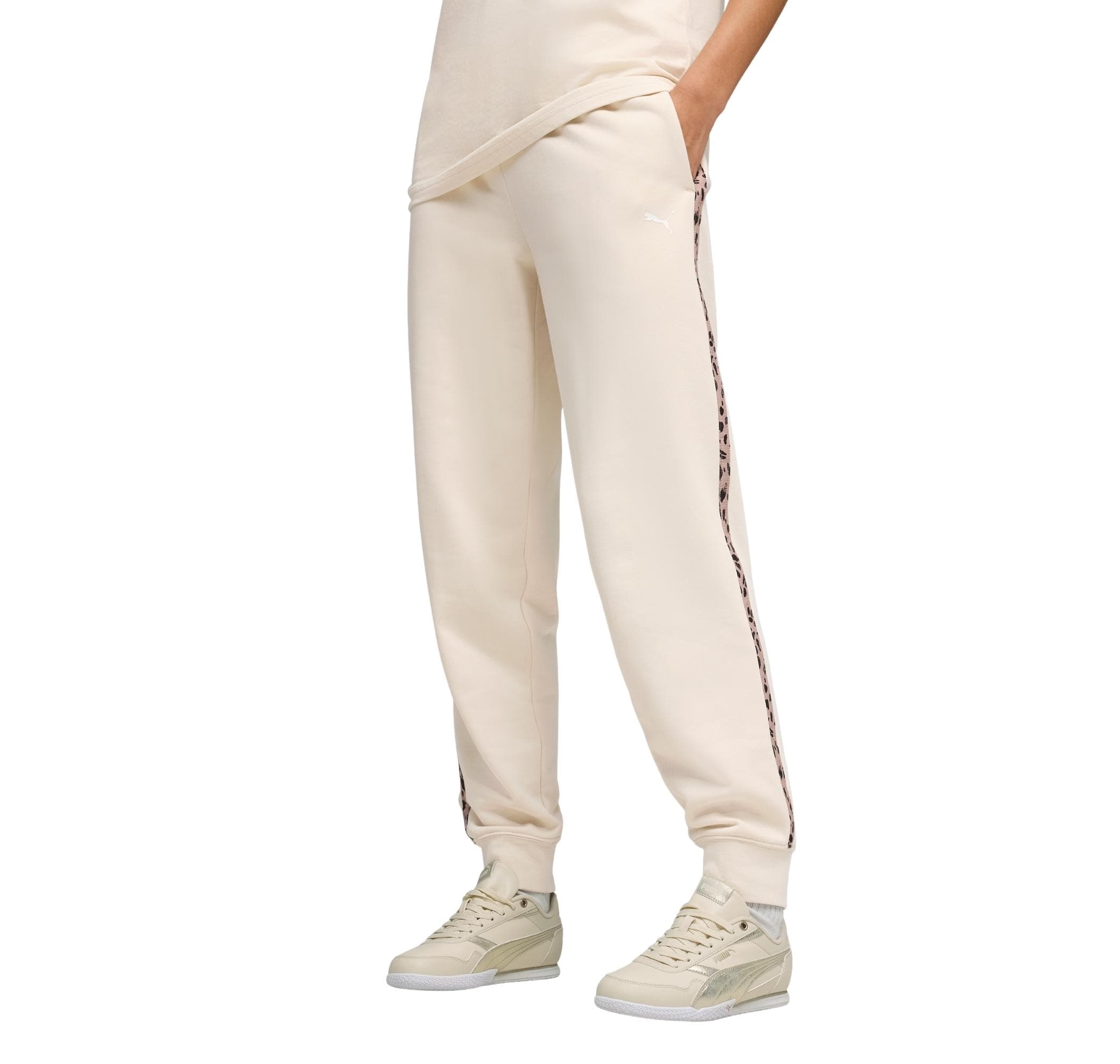 Puma Puma Ess Graphıc Animal Pants Kadın Eşofman Altı Bej - 2