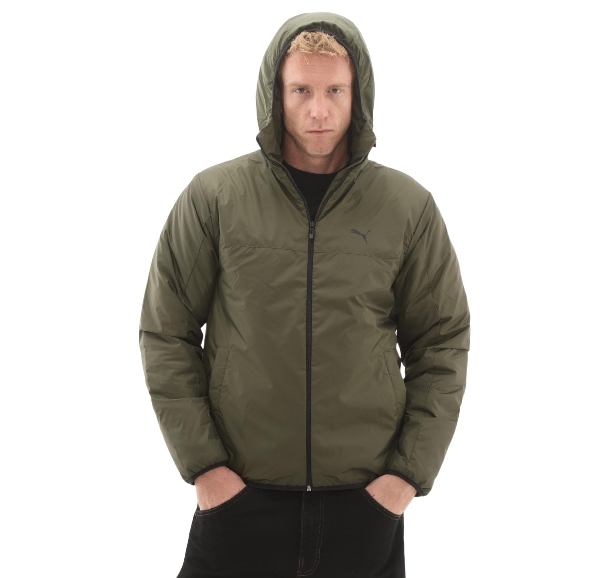 Puma Puma Ess Light Padded Jacket Erkek Mont Yeşil - 4