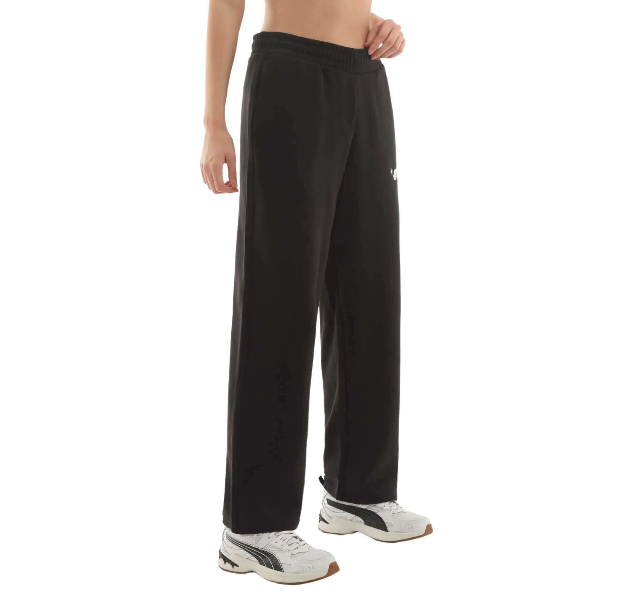 Puma Puma Ess Nature 2.0 Logo Pants Kadın Eşofman Altı Siyah - 3