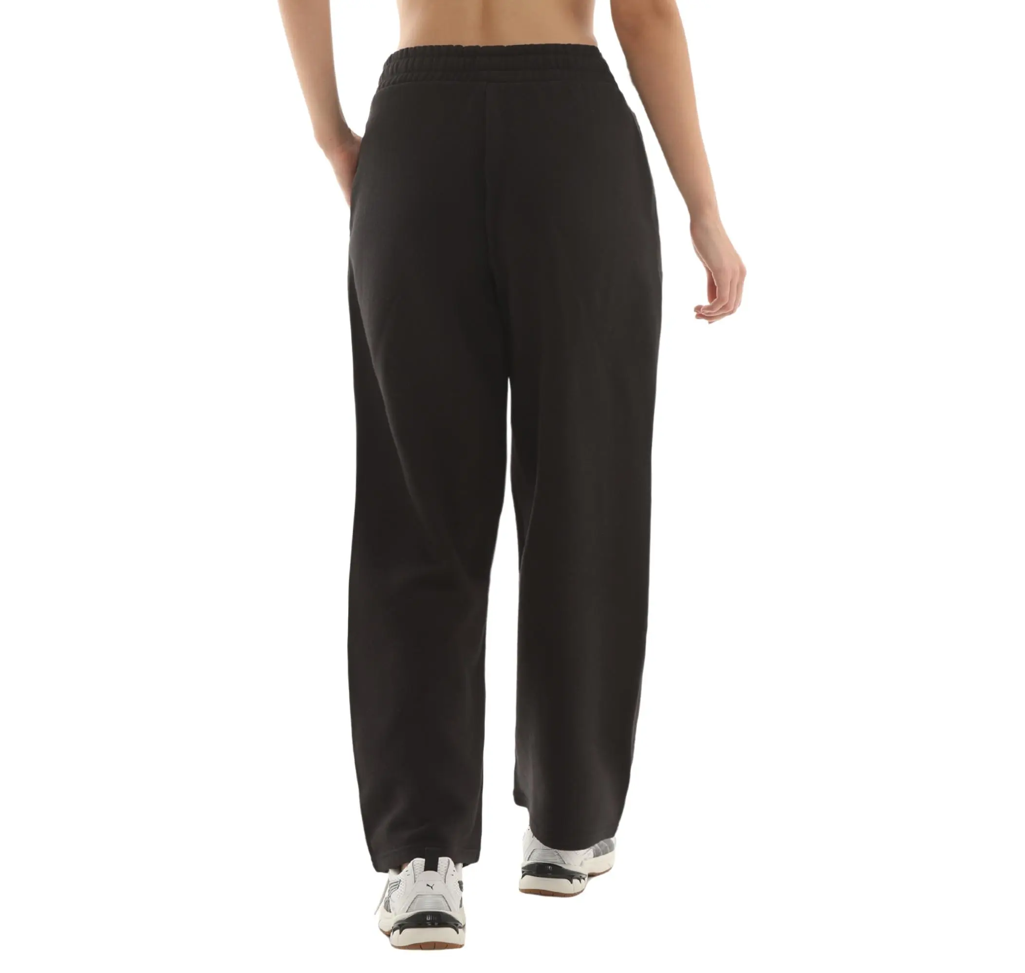 Puma Puma Ess Nature 2.0 Logo Pants Kadın Eşofman Altı Siyah - 4