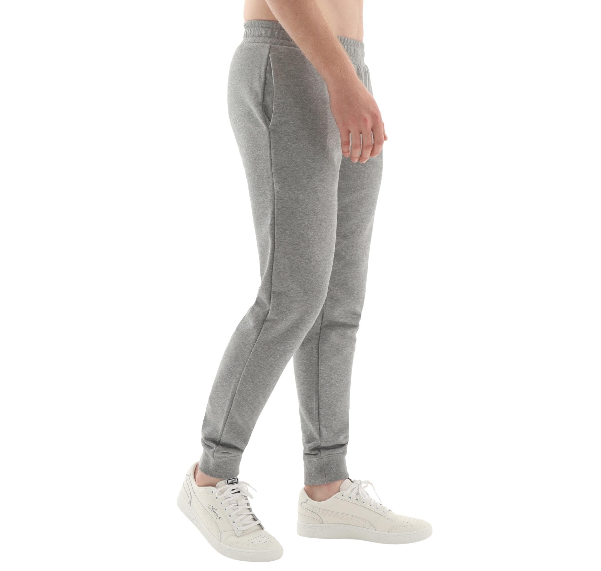 Puma Puma Ess No. 1 Logo Sweatpants Erkek Eşofman Altı Gri - 3