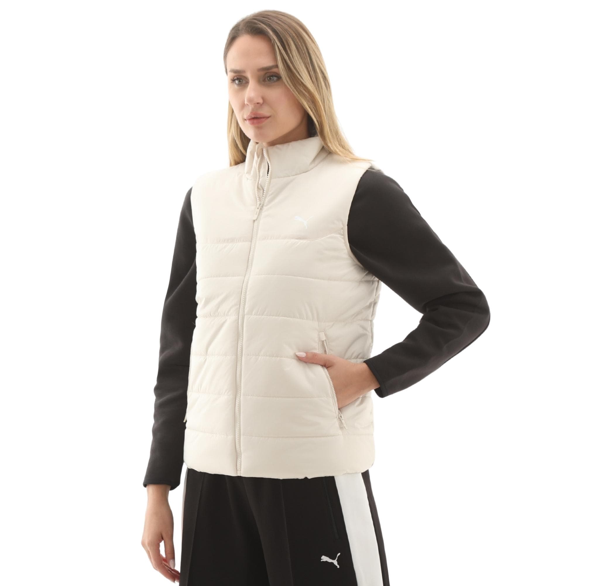 Puma Puma Ess Padded Vest Kadın Yelek Beyaz - 2