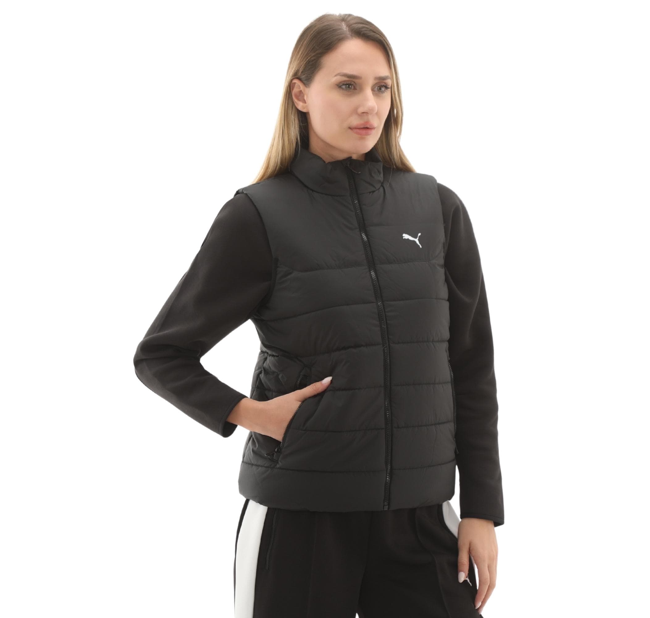 Puma Puma Ess Padded Vest Kadın Yelek Siyah - 3